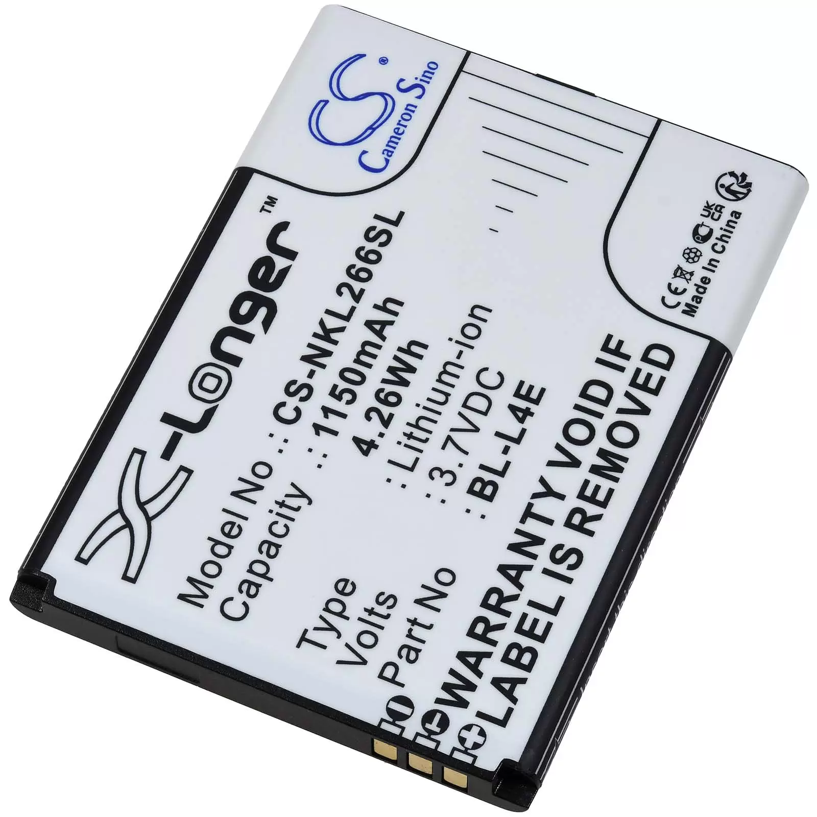 Akku passend für Handy Nokia 2660 Flip 4G Typ BL-L4E