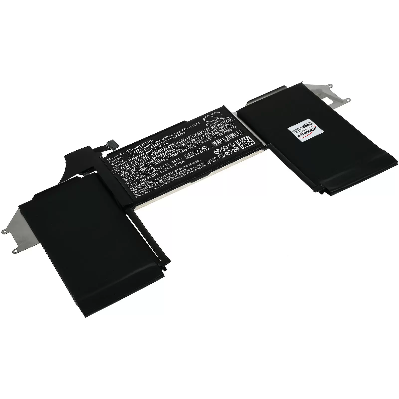 Akku passend für Laptop Apple MacBook Air 13 A1932 (2019), MacBook Air 13.3 (2020), Typ A1965 u.a. Akku passend für Laptop Apple MacBook Air 13 A1932 (2019), MacBook Air 13.3 (2020), Typ A1965 u.a.