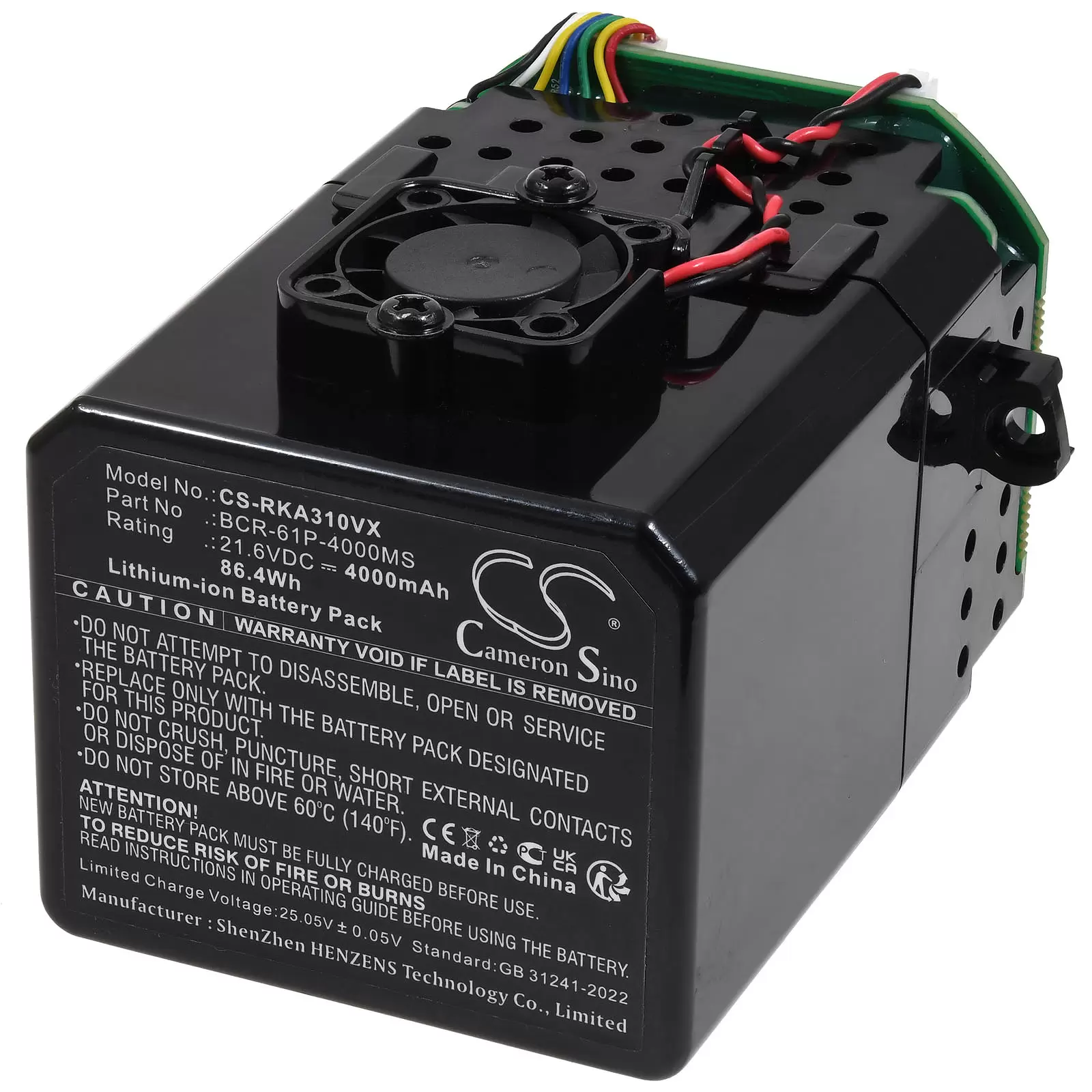 Akku passend für Roborock A30 Pro A30 Pro Combo Staubsauger Typ BCR-61P-4000MS