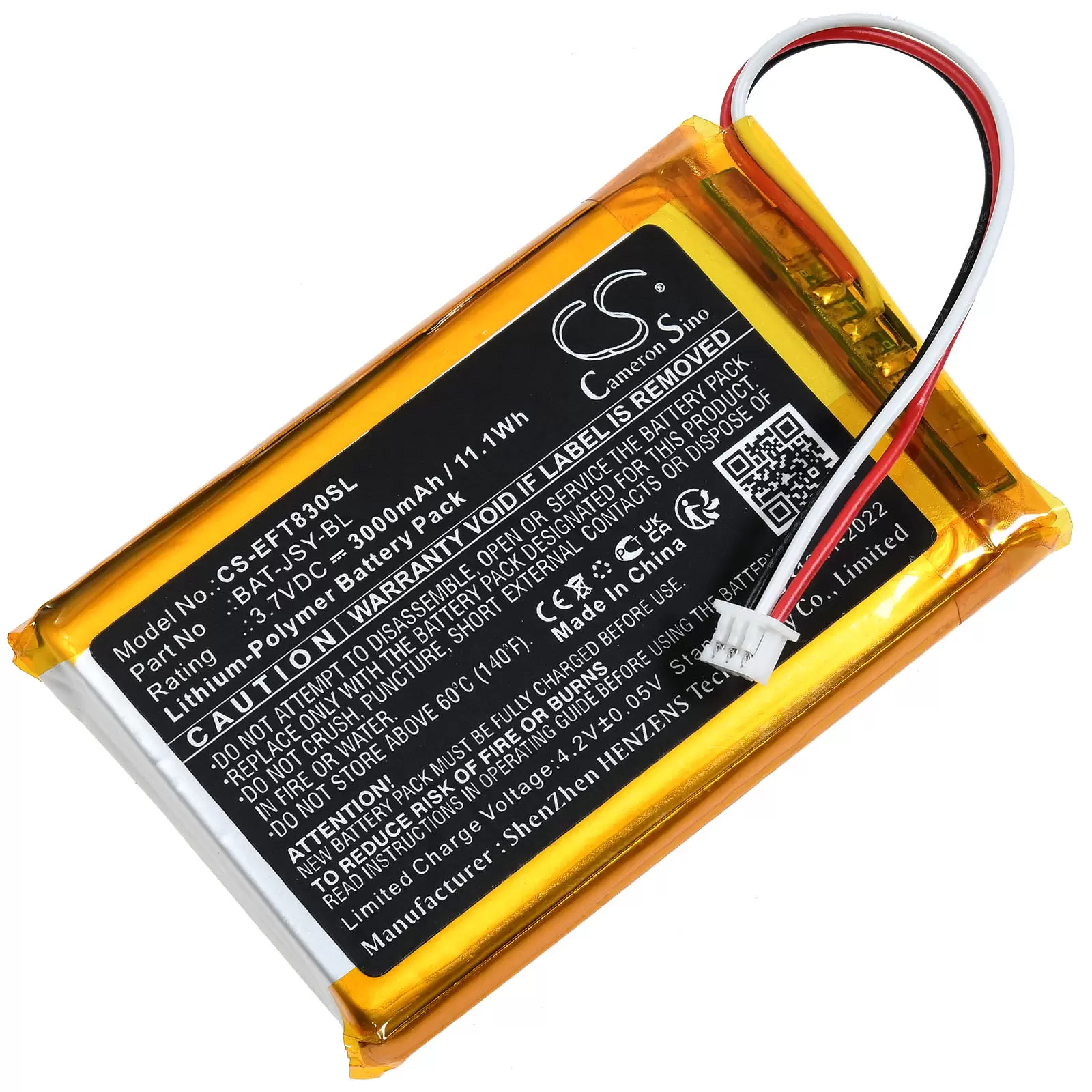 Akku passend für eufy SpaceView Baby Monitor E110 T8300-M Babyphone Typ BAT-JSY-BL