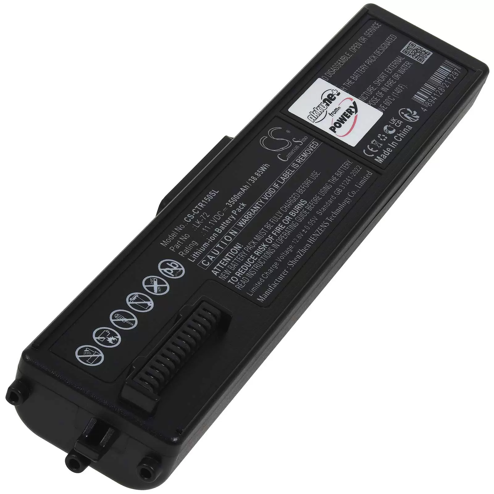 Akku passend für mobilen Drucker Canon Pixma TR150 Typ LK-72 Akku passend für mobilen Drucker Canon Pixma TR150 Typ LK-72