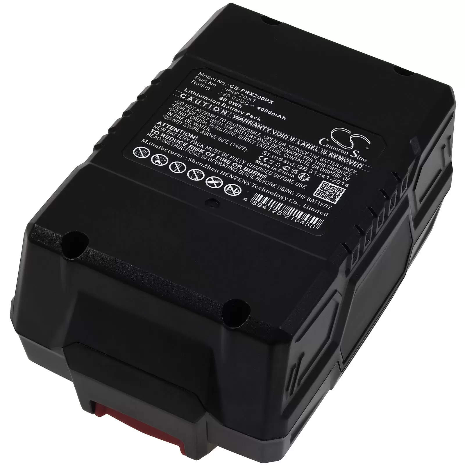 XXL-Akku passend für Werkzeug Parkside PSBSA 20-Li Parkside X 20V Team Typ PAP 20 A1
