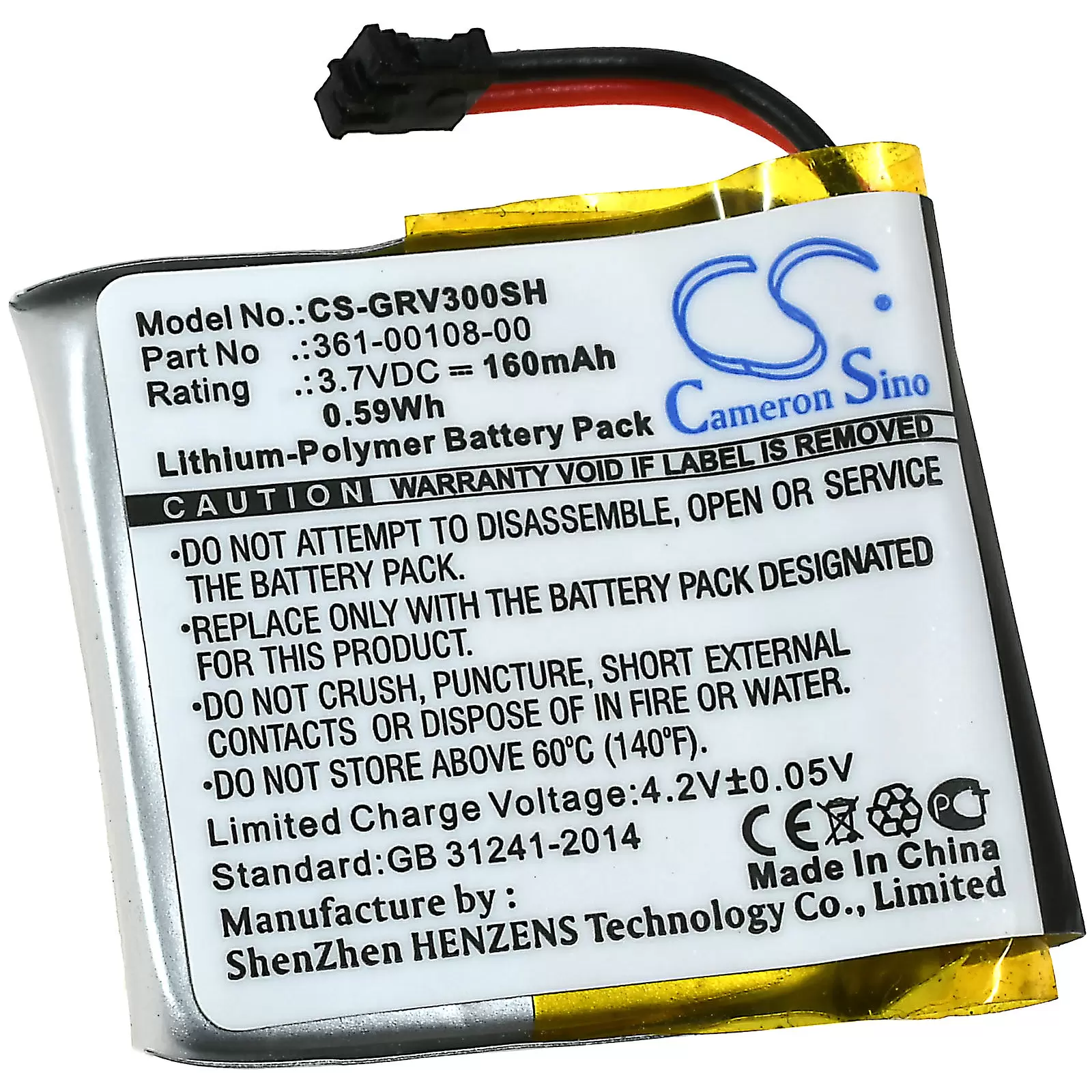 Akku passend für GPS-Fitness-SmartWatch Garmin Vivoactive 3, Typ 361-00108-00 Akku passend für GPS-Fitness-SmartWatch Garmin Vivoactive 3, Typ 361-00108-00