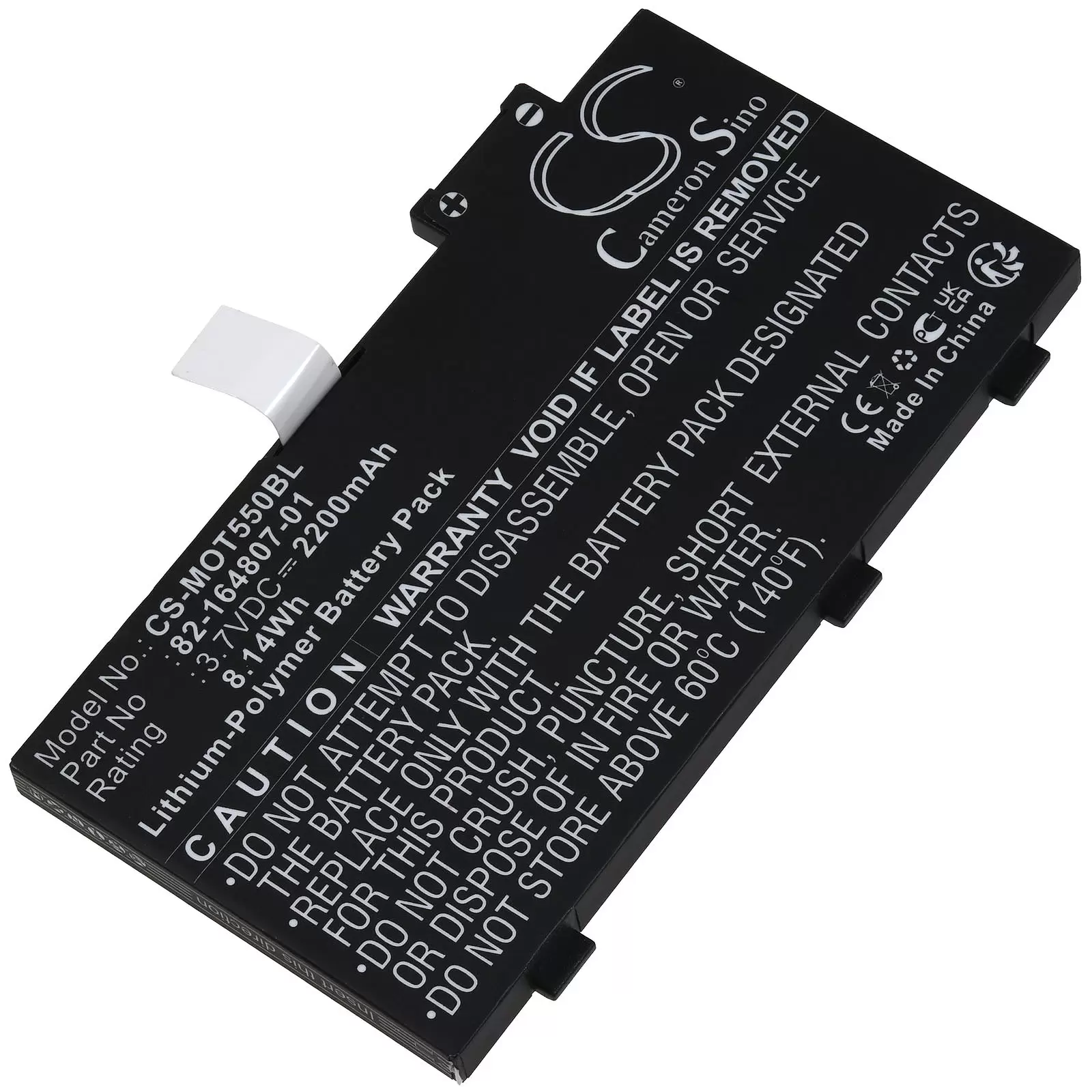 Akku passend für Zebra RFD8500 Symbol MC36 Barcode-Scanner Typ BTRY-RF85-44MA1-01