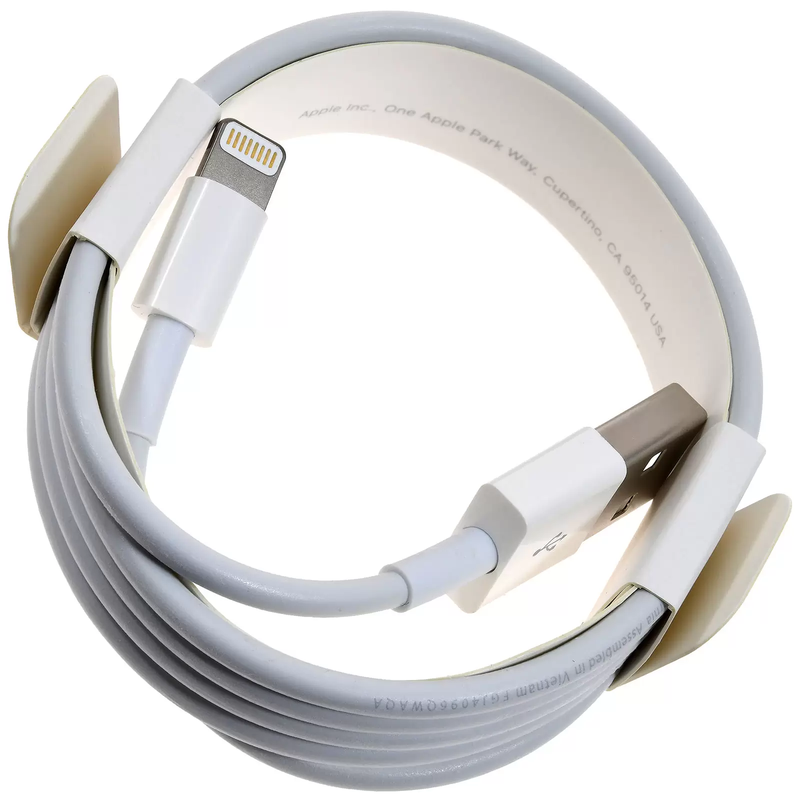 Apple Ladekabel Lightning auf USB 2.0 MXLY2ZM/A 1m Box Weiß