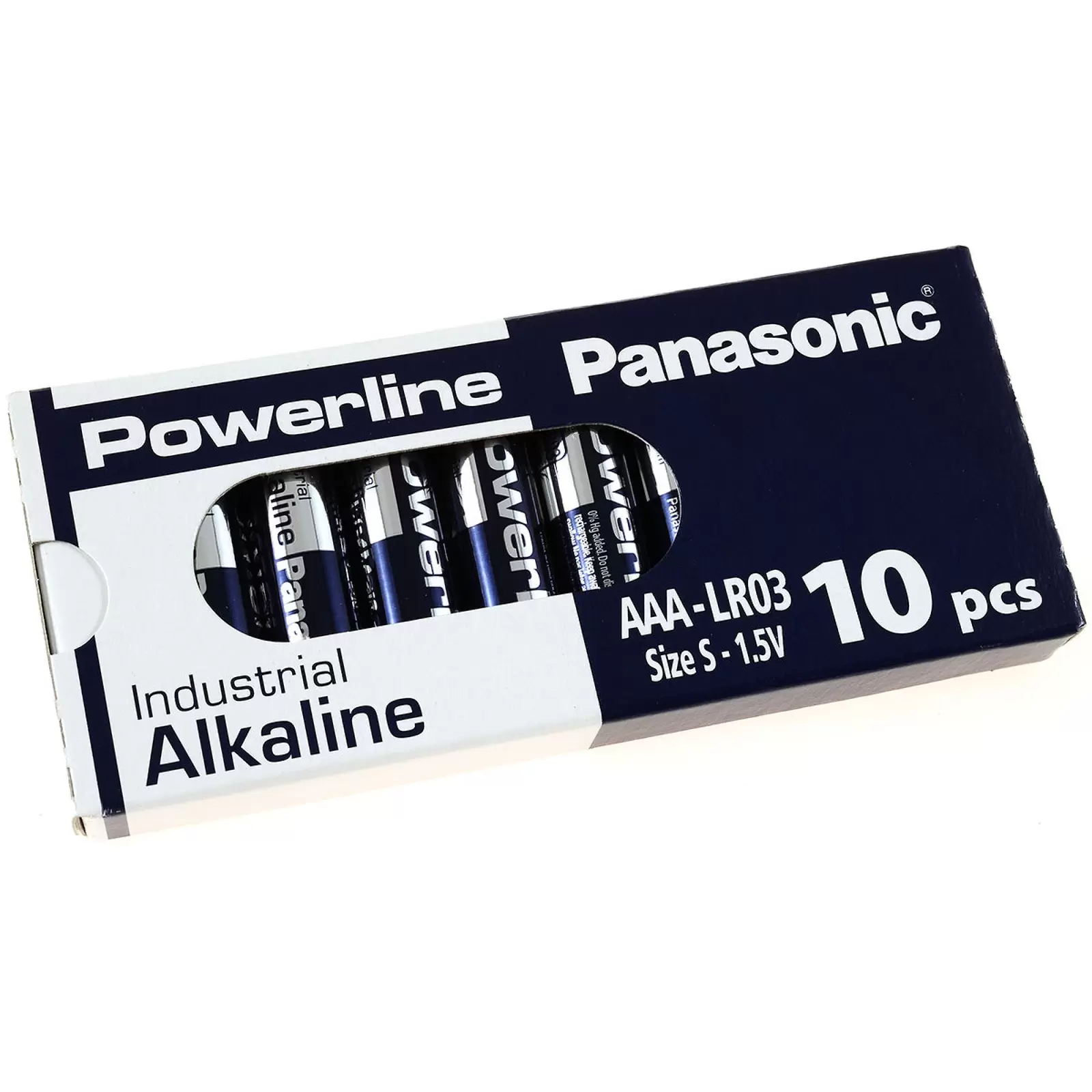 Panasonic Powerline Industrial Alkaline AAA LR03AD LR03 1,5V 10er Pack