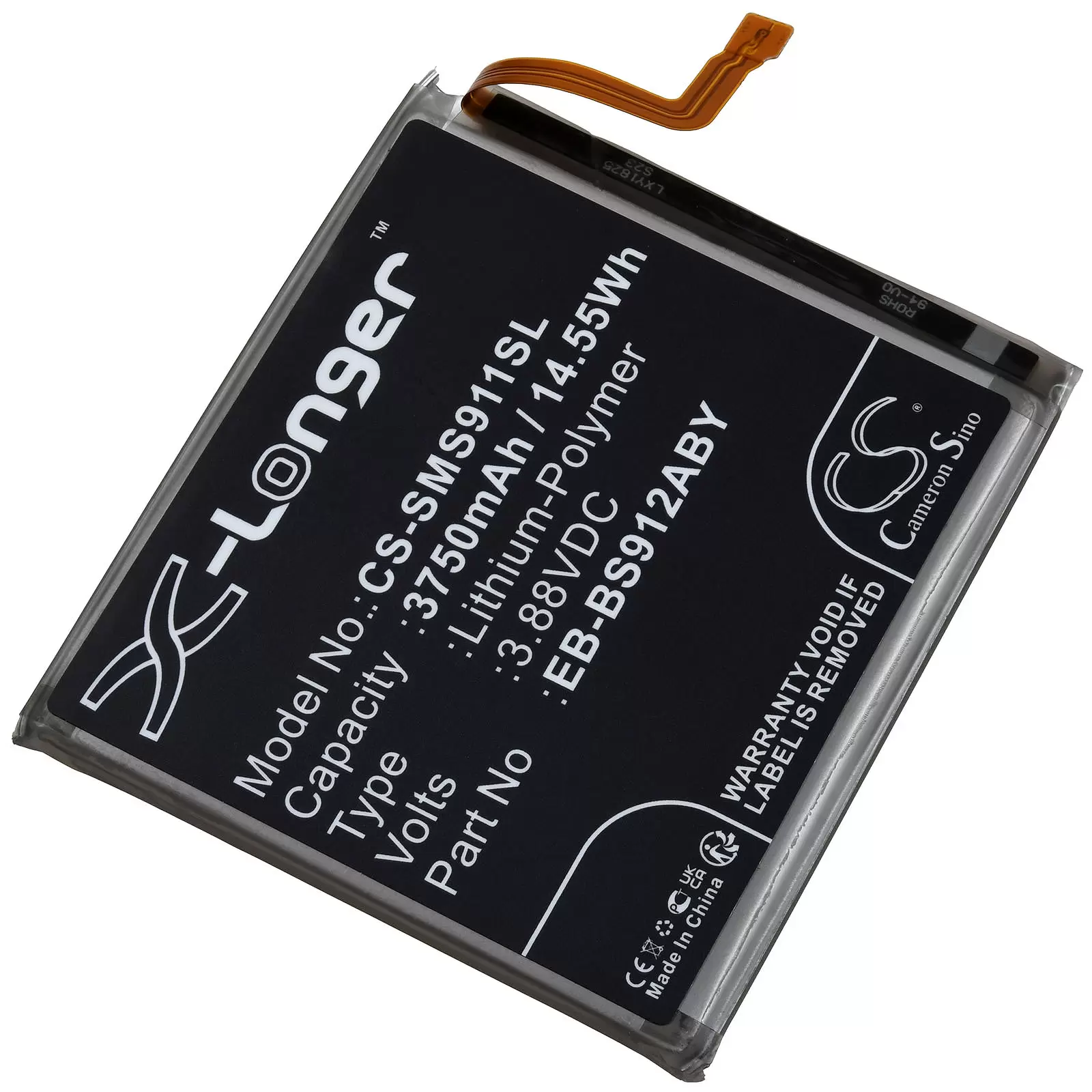 Akku passend für Samsung Galaxy S23 5G SM-S911B Smartphone Typ EB-BS912ABY