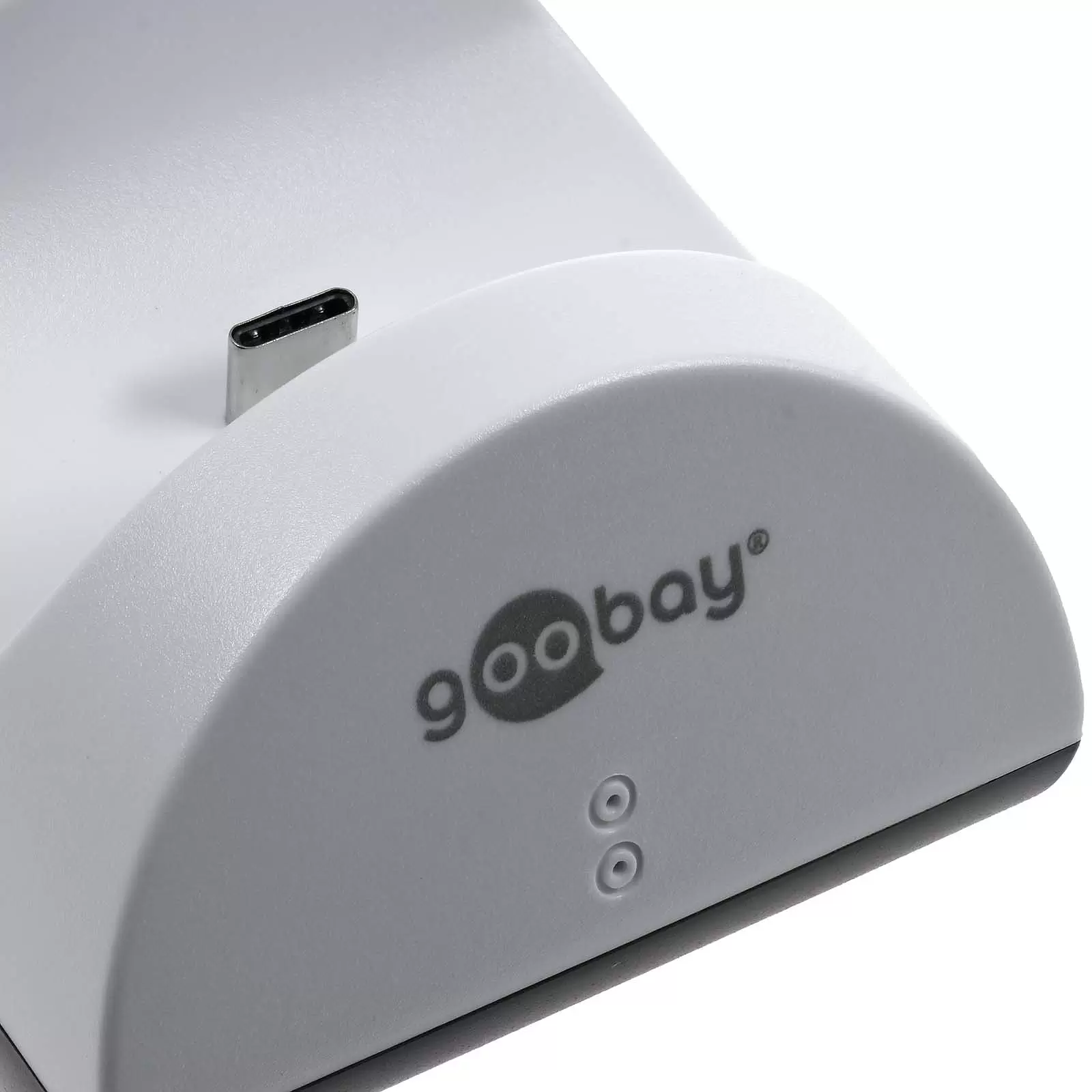 goobay 52765 USB-C Ladestation Dockingstation für PS5 Controller