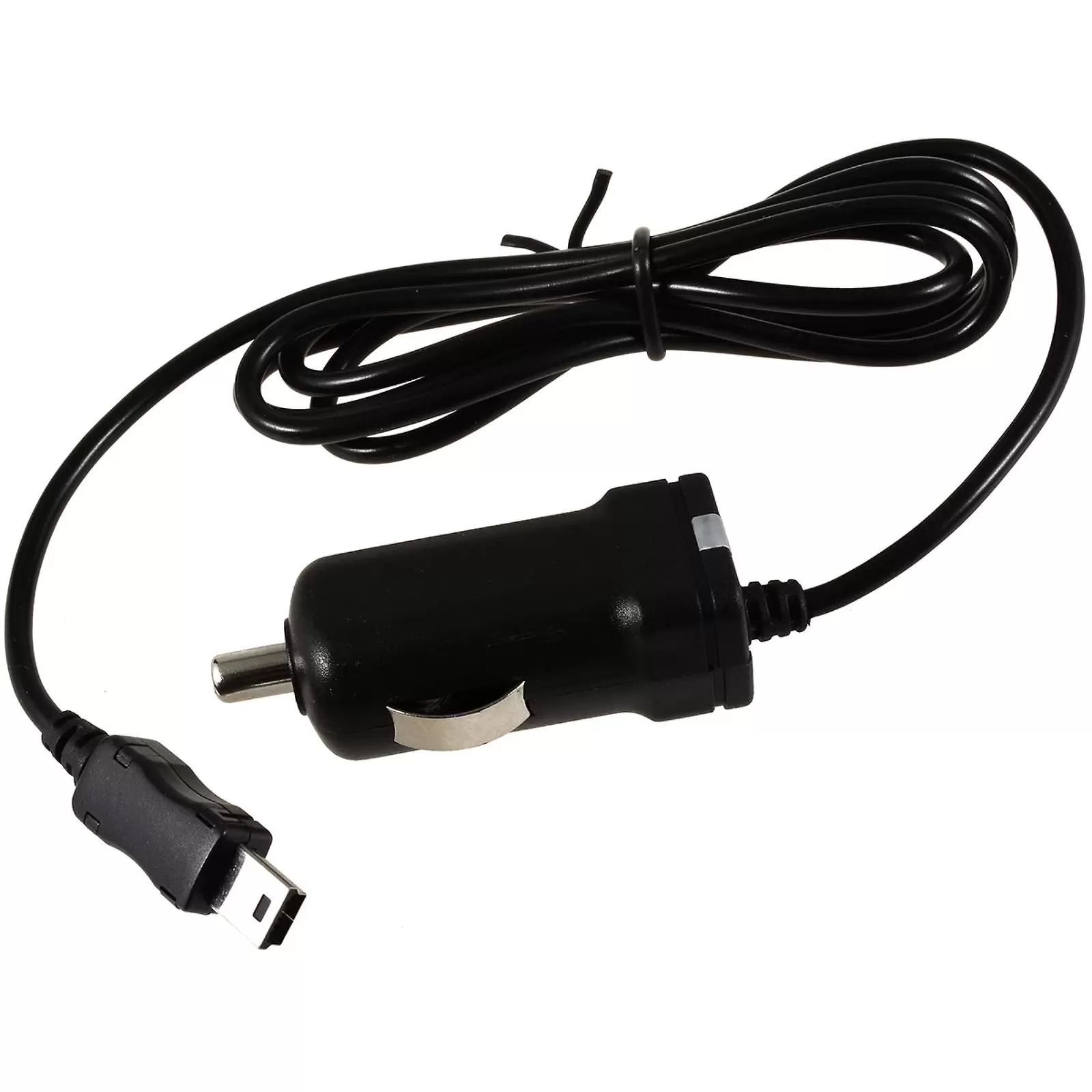 Powery KfZ-Ladekabel f. Navigationssysteme mit integr. TMC-Antenne 12-24V auf 1x Mini-USB 1000mA Powery KfZ-Ladekabel f. Navigationssysteme mit integr. TMC-Antenne 12-24V auf 1x Mini-USB 1000mA