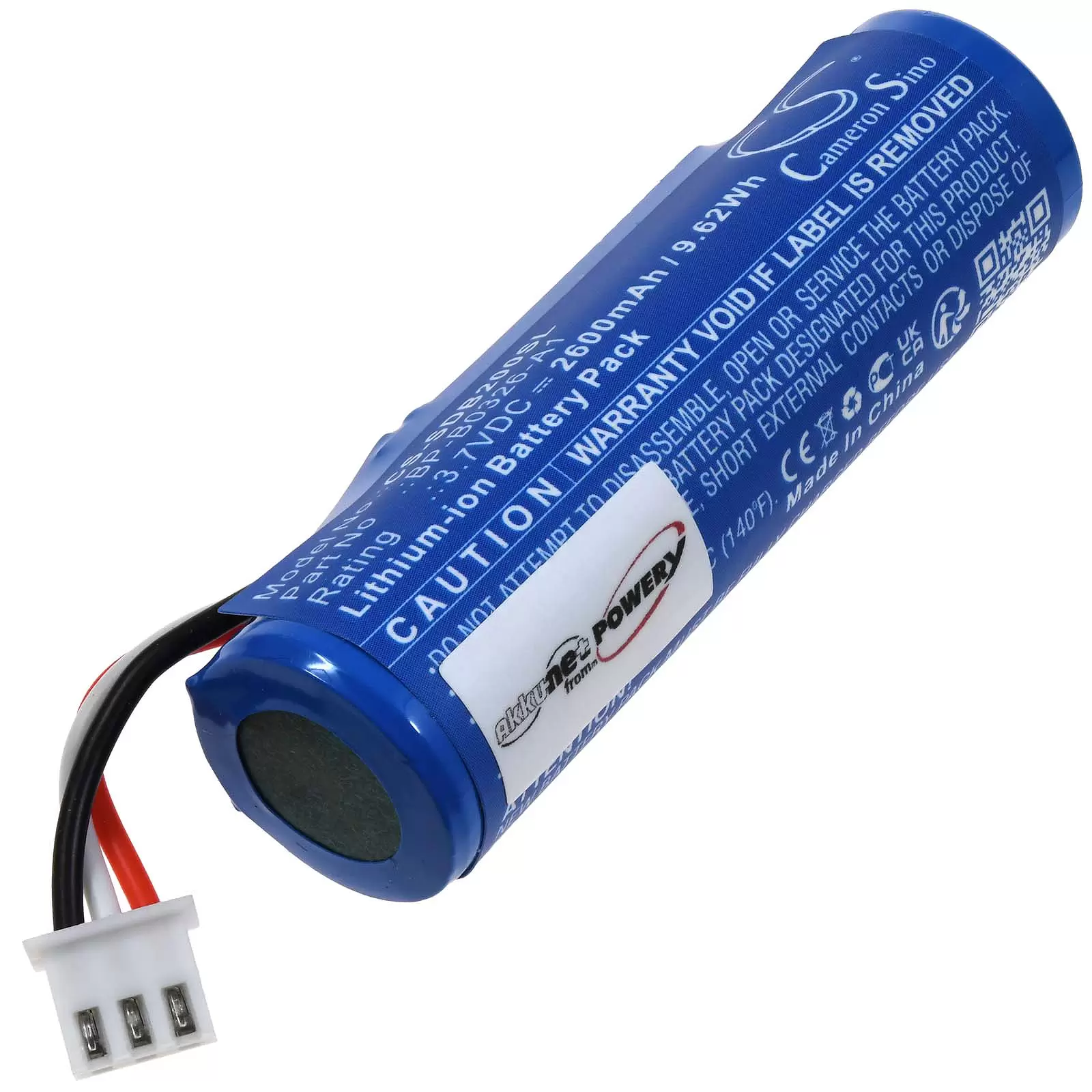 Akku passend für Mobil-Drucker Seiko MP-B20 Typ BP-B0326-A1 Akku passend für Mobil-Drucker Seiko MP-B20 Typ BP-B0326-A1