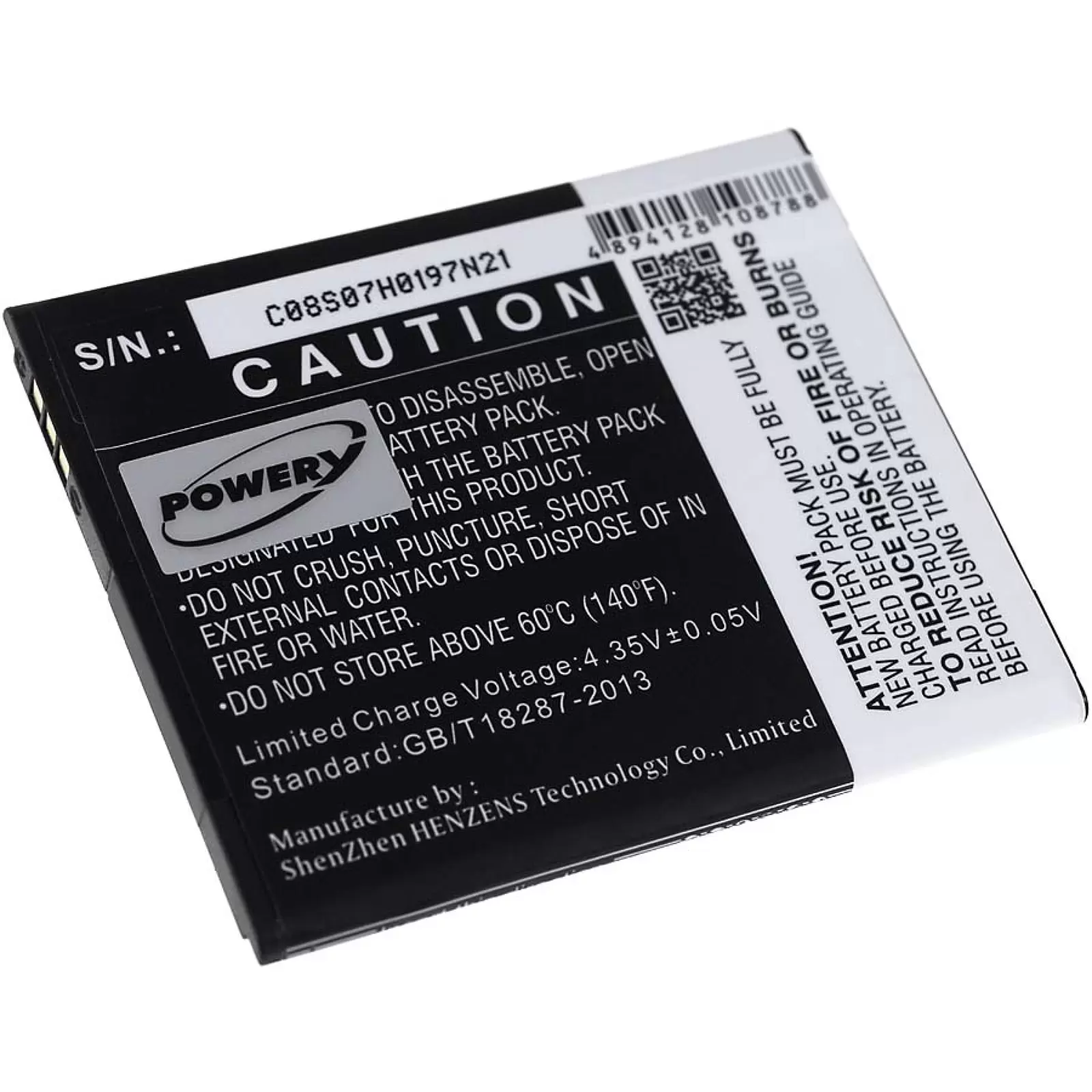 Akku für Kazam Thunder 345L / Typ TH345L Akku für Kazam Thunder 345L / Typ TH345L