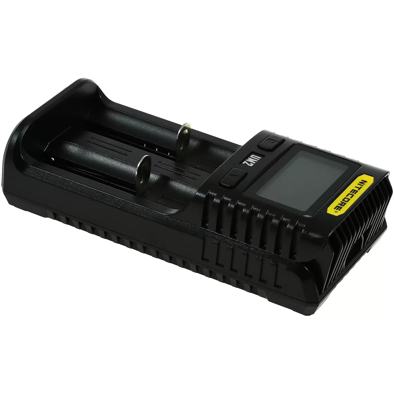 USB-2-Slot-Ladegerät Nitecore UM2 für Li-Ion-, Li-Ion IMR-, NiMH-Akkus (14650,18650,22500)