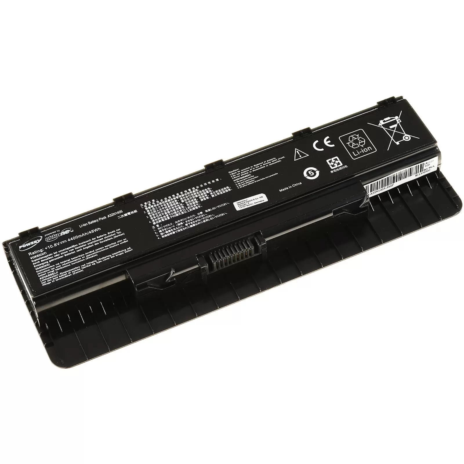 Standardakku für Asus G551 / Typ A32N1405 Standardakku für Asus G551 / Typ A32N1405