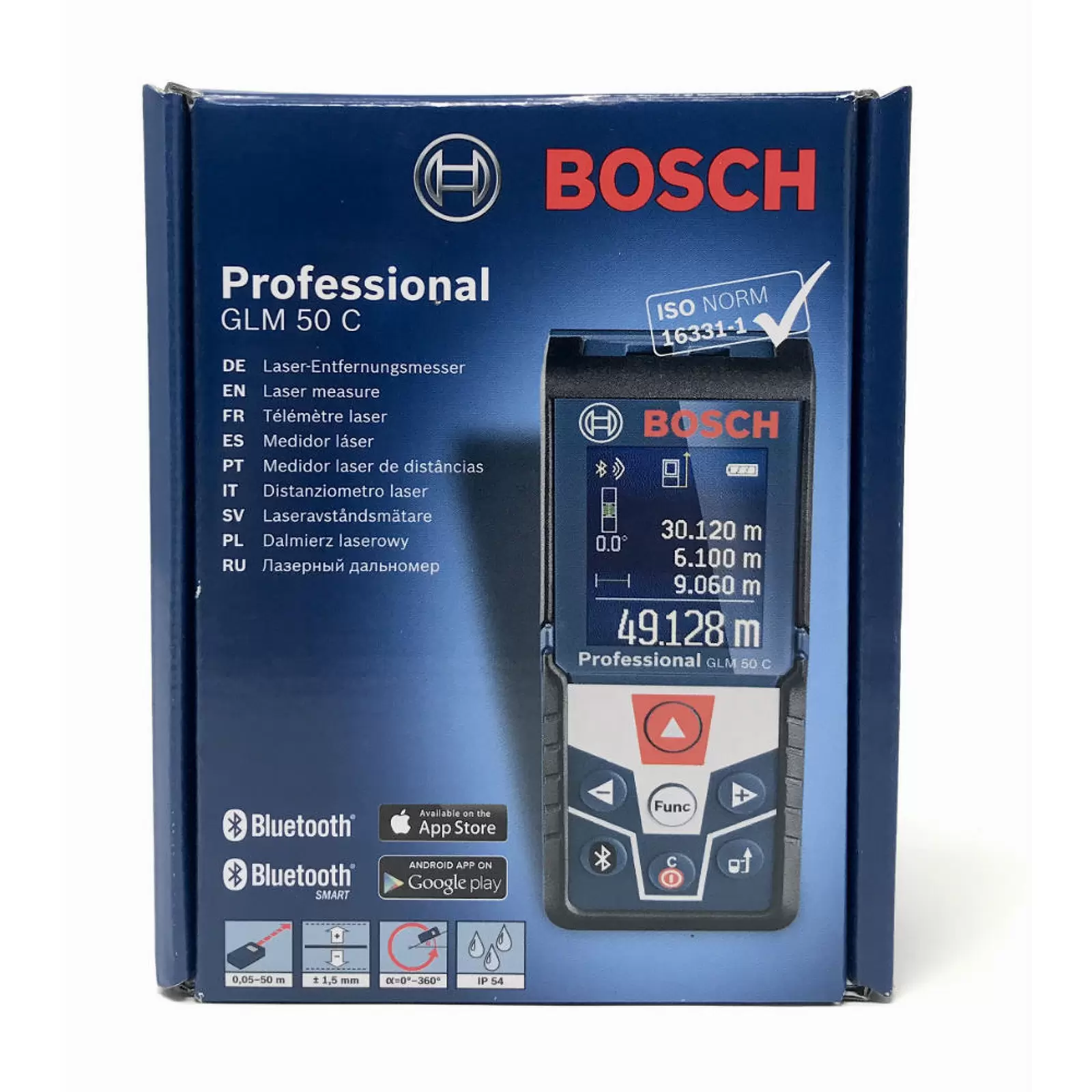 Bosch Laser Entfernungsmesser Bluetooth GLM 50 C - 0601072C00