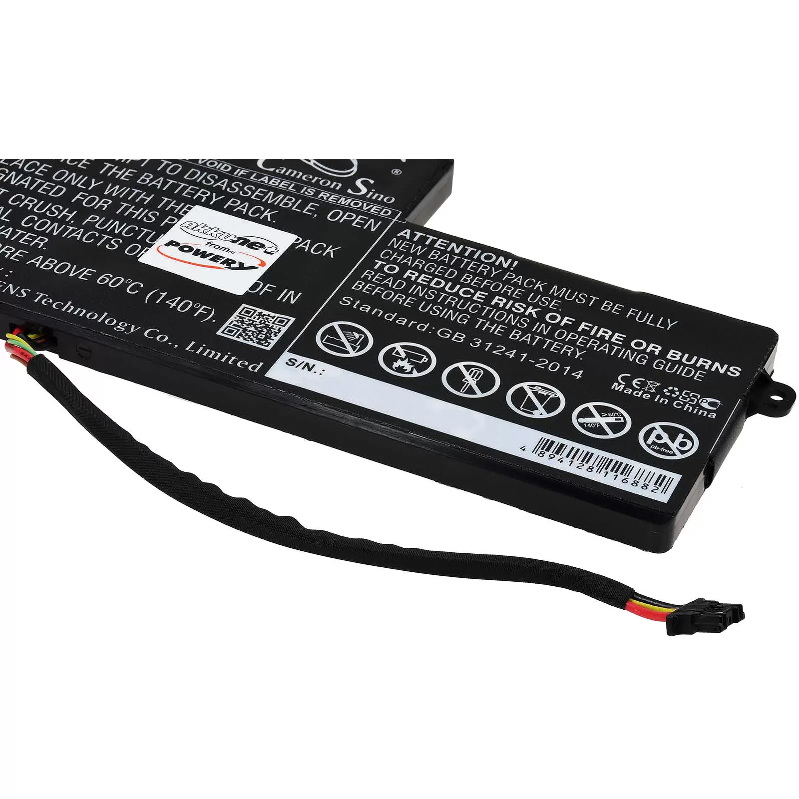 Akku passend für Lenovo Thinkpad X240, Thinkpad T440S Serie, Typ 45N1110 (interne Batterie)