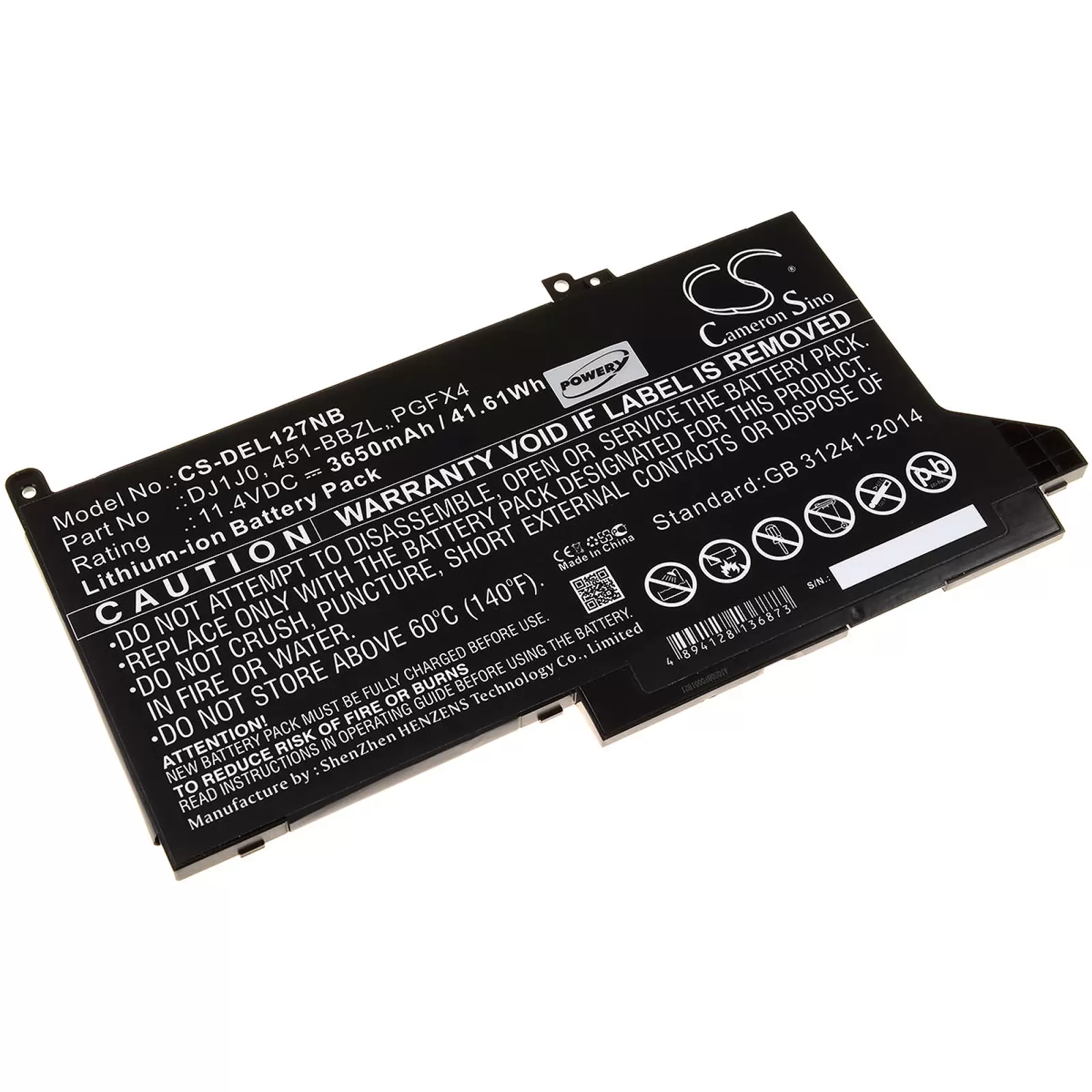 Akku für Laptop Dell Latitude 12 7000 / Latitude 12 7280 / Typ 451-BBZL Akku für Laptop Dell Latitude 12 7000 / Latitude 12 7280 / Typ 451-BBZL