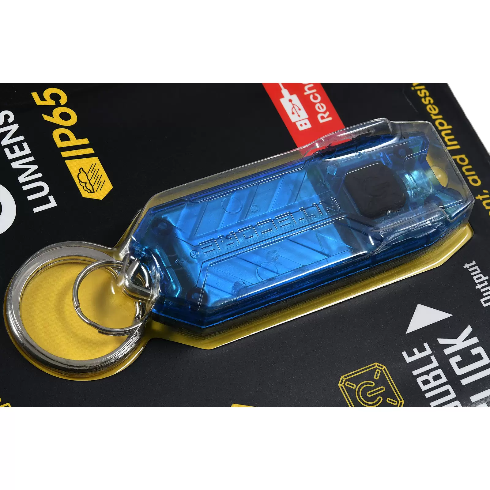 Nitecore TUBE 2.0 Mini LED Taschenlampe, mit Micro USB, 55 Lumen, blau