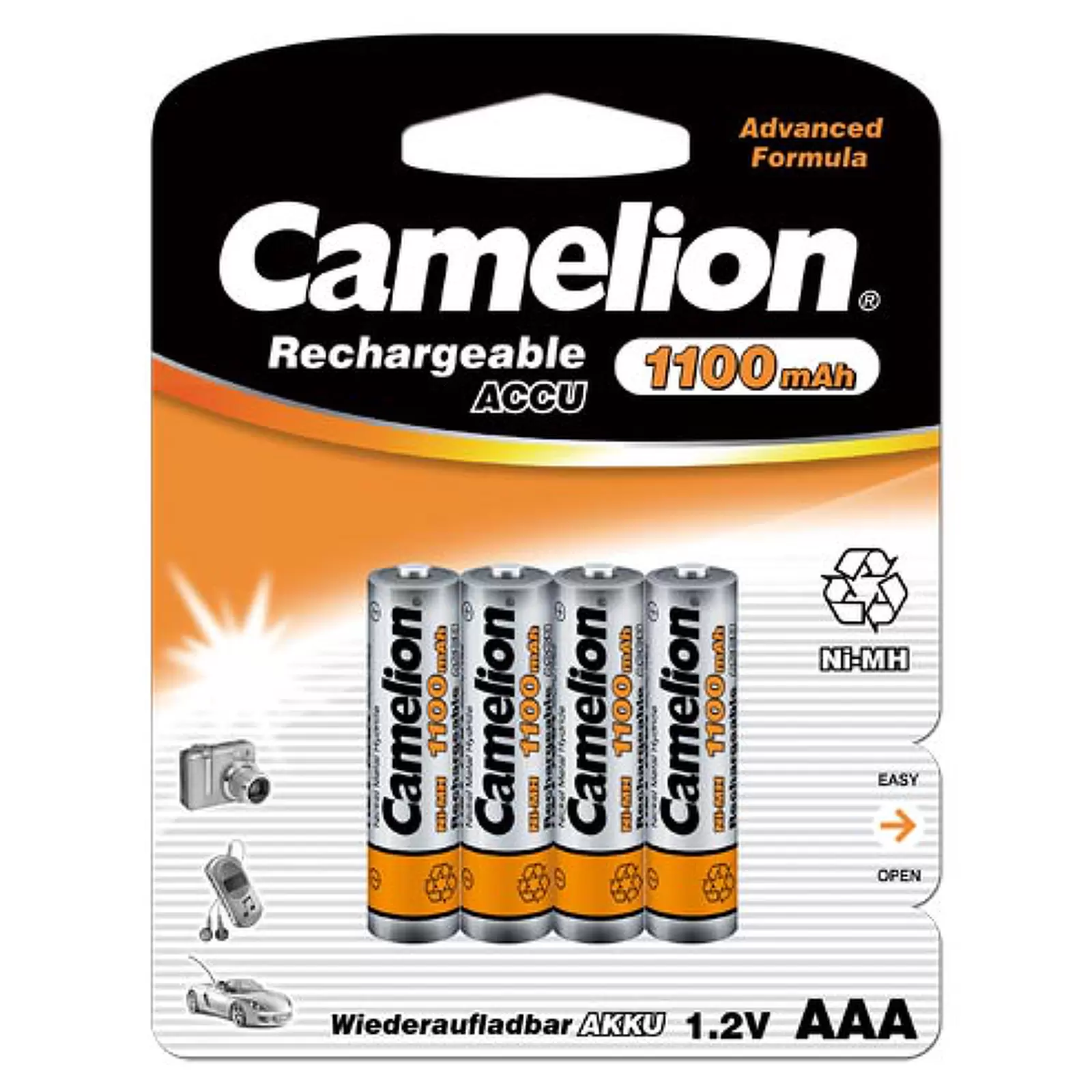 Camelion HR03 Micro AAA 1100mAh 4er Blister Camelion HR03 Micro AAA 1100mAh 4er Blister