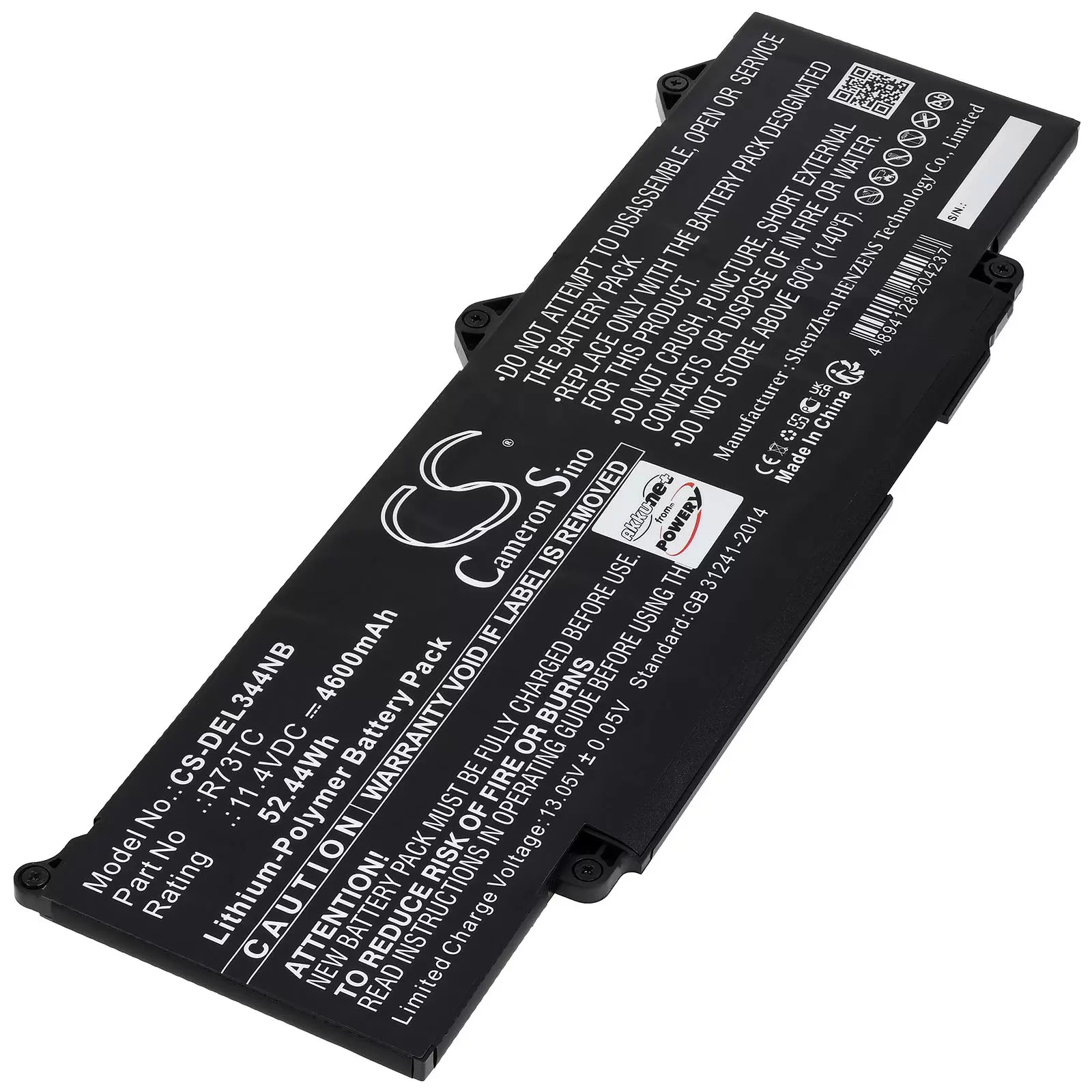 Akku passend für Laptop Dell Precision 3440 2023 Precision 3490 Typ DR02P