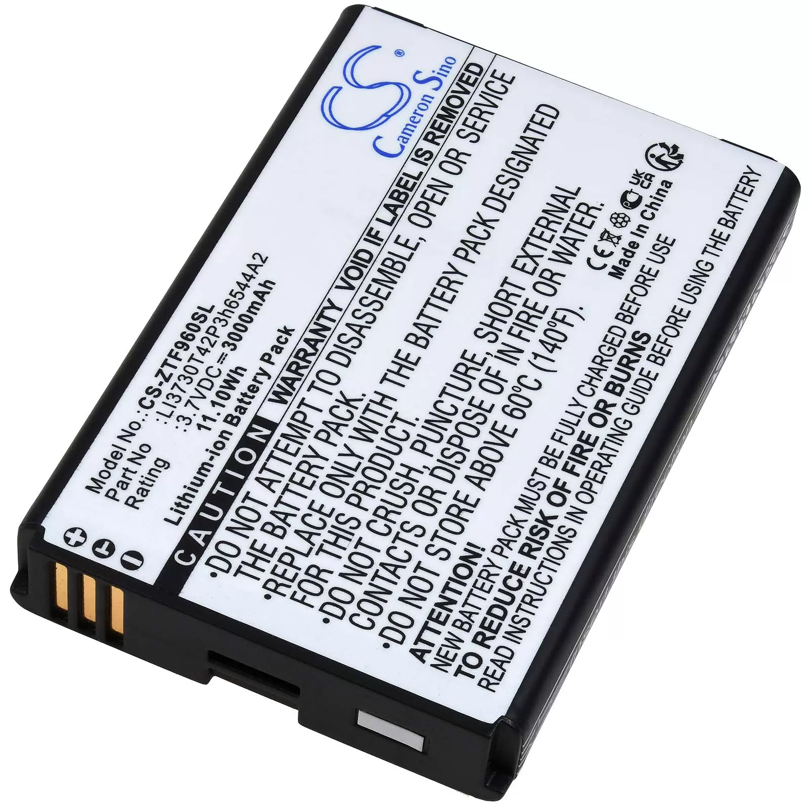 Akku passend für WLAN HotSpot T-Mobile Sonic 2.0 LTE MF96 ZTE Z289 Typ LI3730T42P3h6544A2