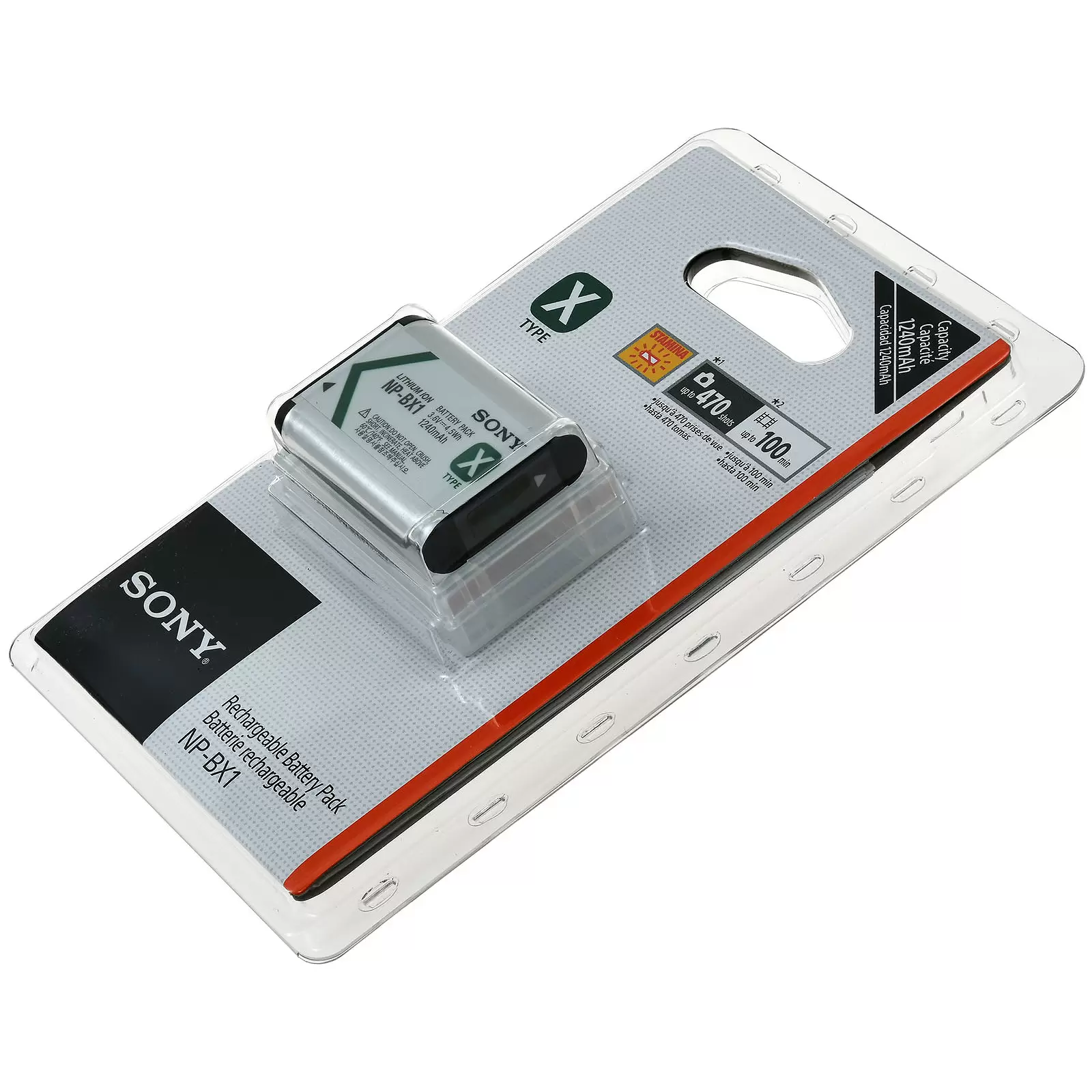 Sony Akku u.a. passend für Sony Cybershot DSC-RX100 / Typ NP-BX1 Sony Akku u.a. passend für Sony Cybershot DSC-RX100 / Typ NP-BX1