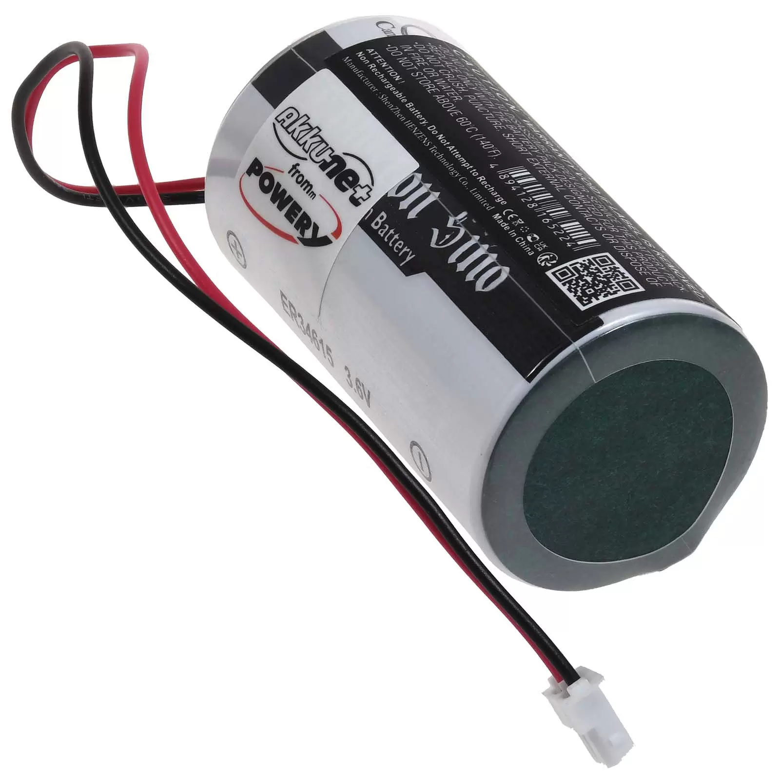 Lithiumbatterie passend für Sirene Visonic MCS-720 MCS-730 PG2 alexor Typ ER34615M