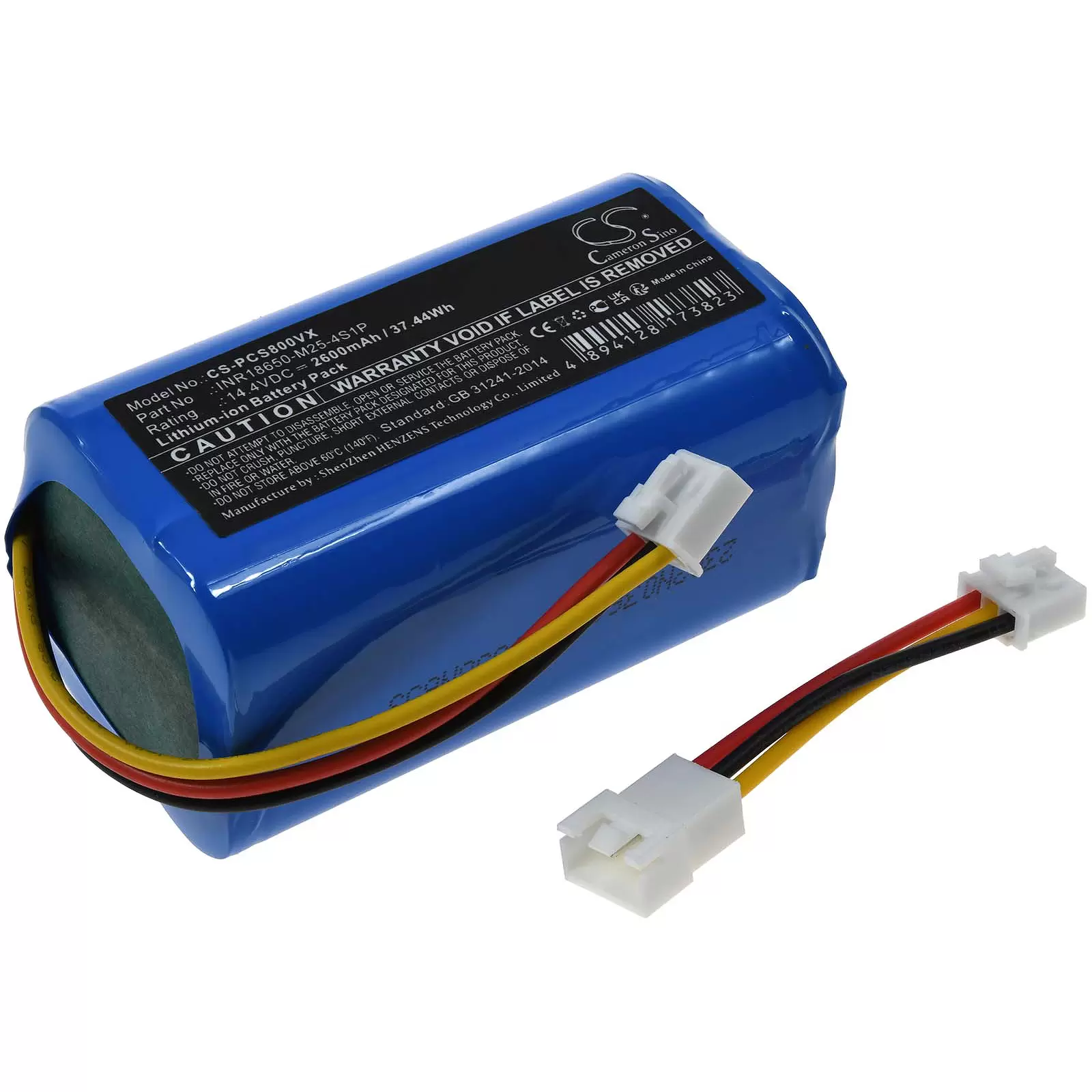 Akku passend für Saugroboter Proscenic PR-830S, PR-830T, Typ INR18650-M25-4S1P Akku passend für Saugroboter Proscenic PR-830S, PR-830T, Typ INR18650-M25-4S1P