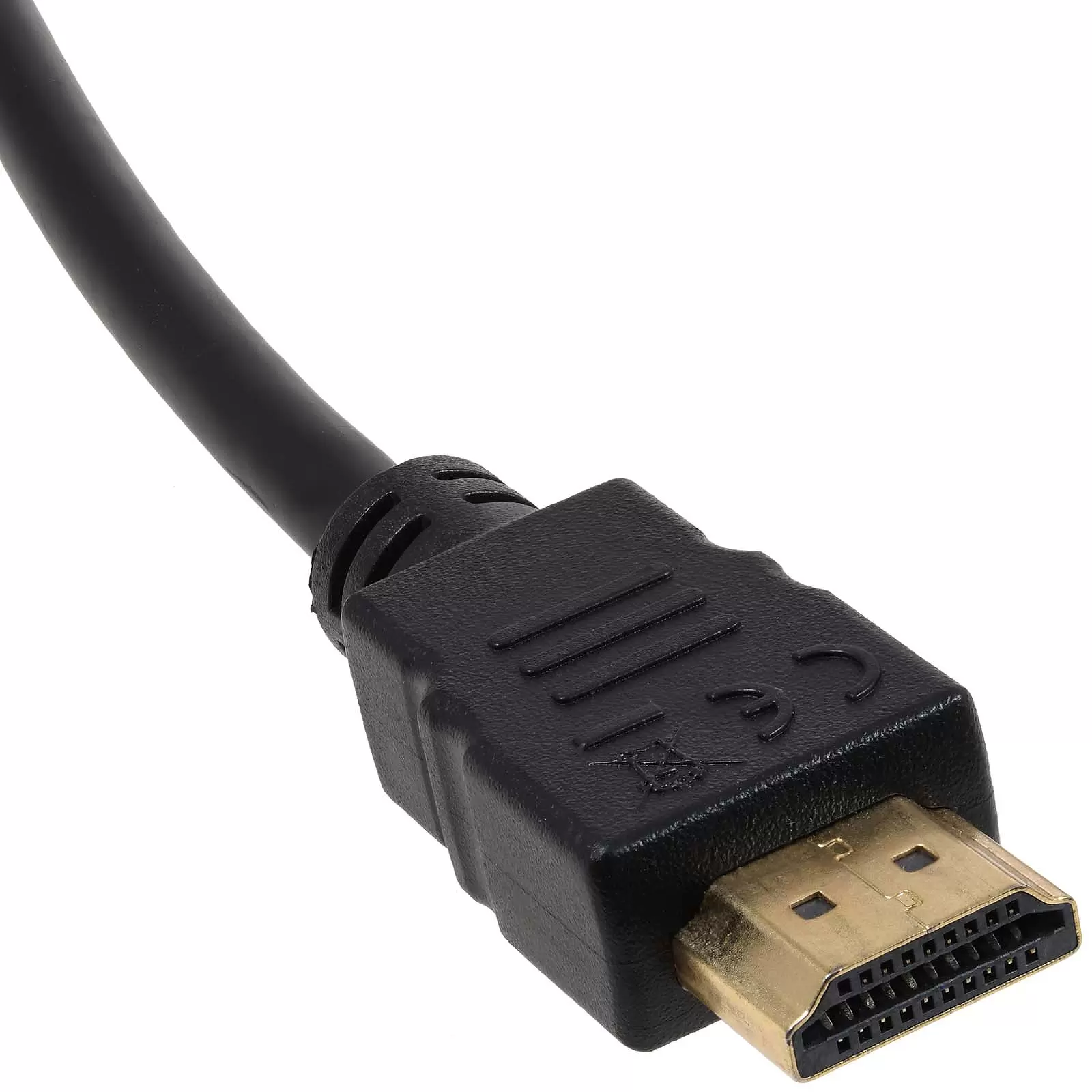 High Speed HDMI Kabel mit Standard-Stecker (Typ A) 10m, Schwarz, vergoldete Anschlüsse