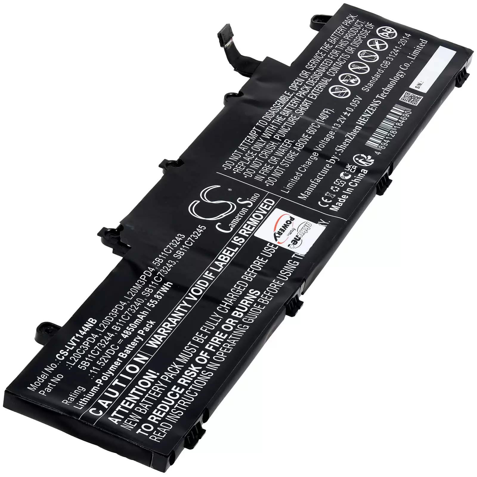 Akku passend für Laptop Lenovo ThinkPad E14 Gen.3 E14 Gen.4 Typ L20C3PD4