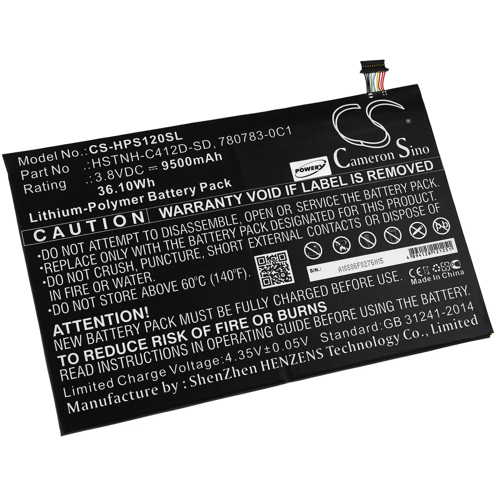 Akku für Tablet HP Pro Slate 12 / K7X87AA / Typ DN02 Akku für Tablet HP Pro Slate 12 / K7X87AA / Typ DN02