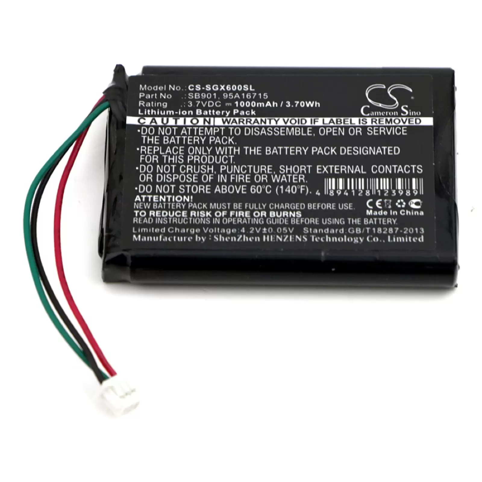 Akku für Mikrofon Shure MXW8 / MXW6 / Typ SB901 Akku für Mikrofon Shure MXW8 / MXW6 / Typ SB901