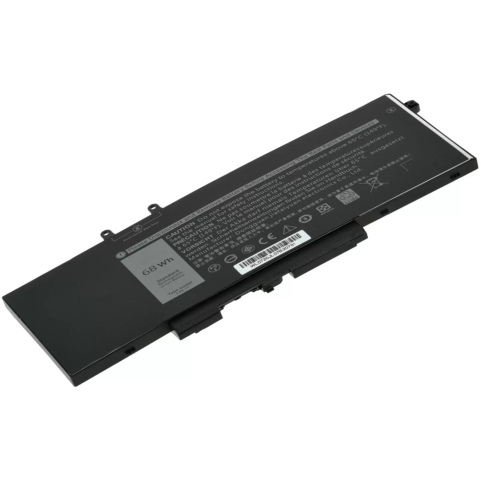 Akku passend für Laptop Dell Precision 3540 Serie, Typ 4GVMP u.a. Akku passend für Laptop Dell Precision 3540 Serie, Typ 4GVMP u.a.