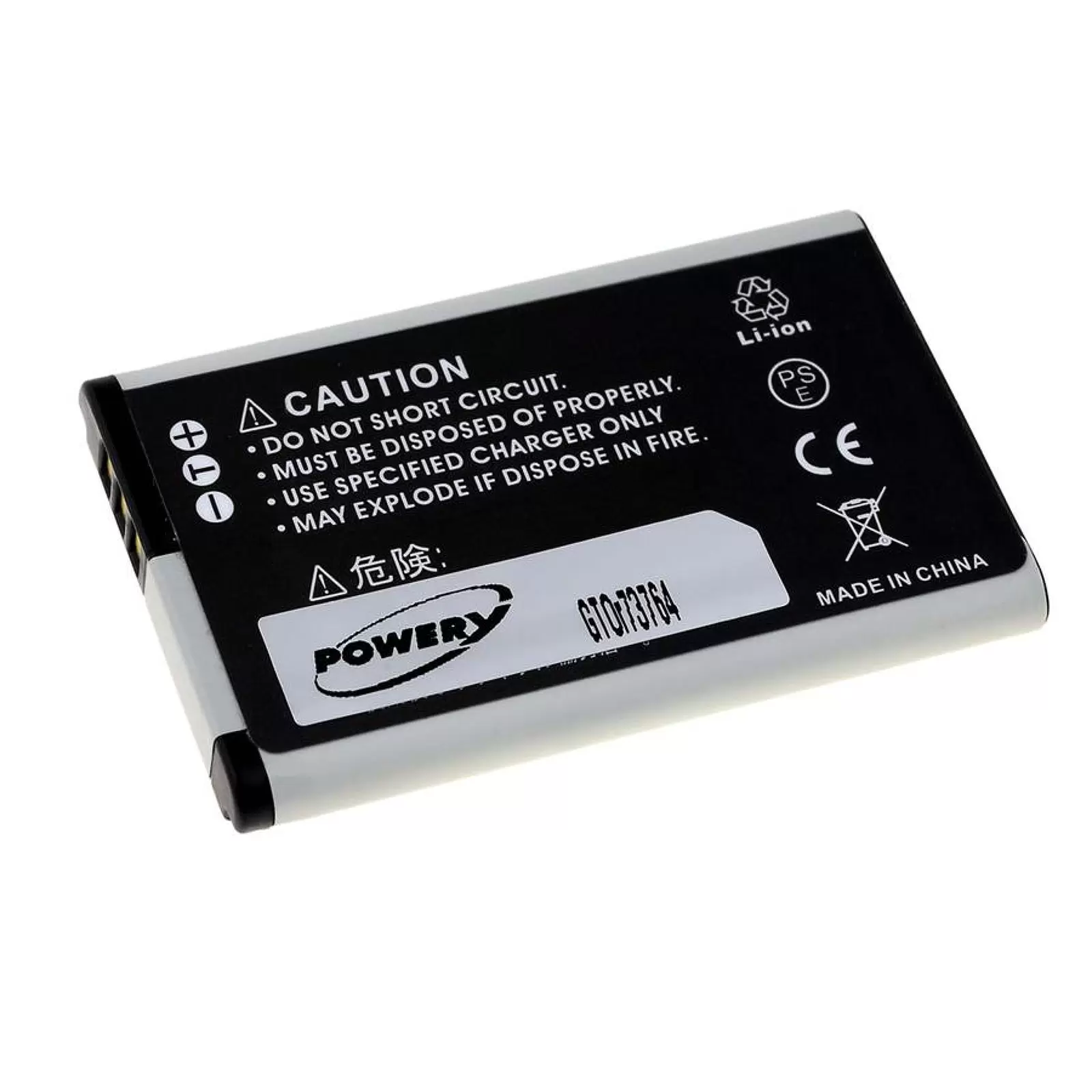 Akku für Toshiba Camileo S20/ Typ PX1685