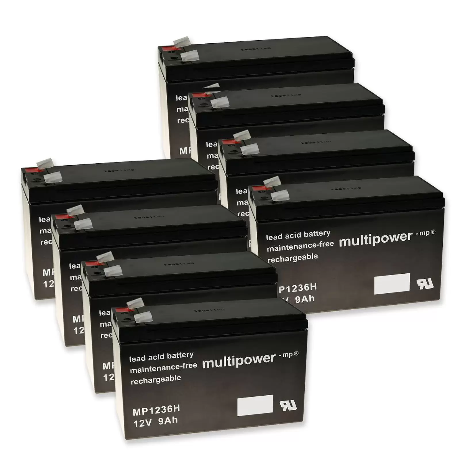 Powery Bleiakku MP1236H für APC Smart-UPS SUA3000RMXLI3U 9Ah 12V (ersetzt auch 7,2Ah/7Ah) Powery Bleiakku MP1236H für APC Smart-UPS SUA3000RMXLI3U 9Ah 12V (ersetzt auch 7,2Ah/7Ah)