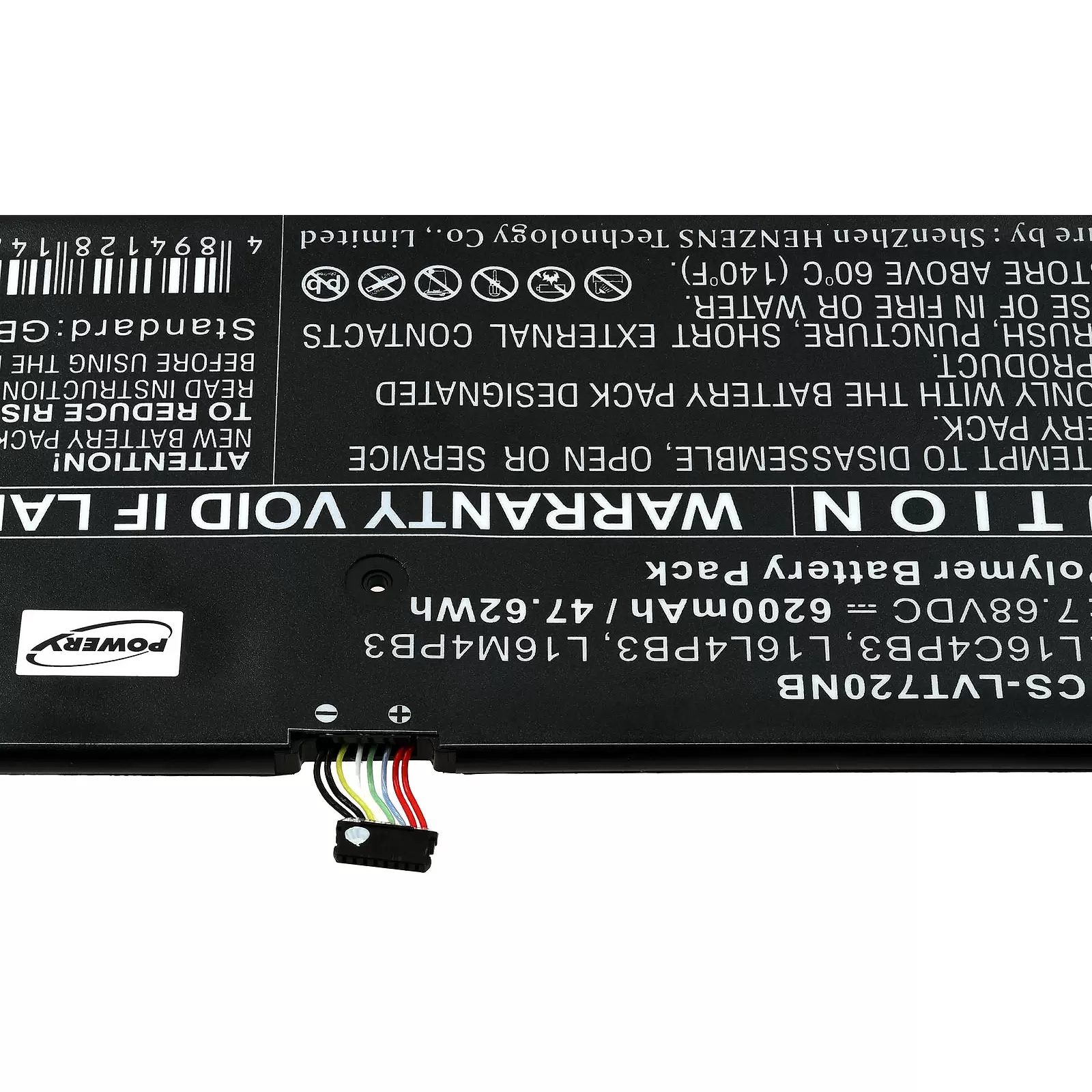 Akku passend für Laptop Lenovo IdeaPad 720s / 720S-13ARR / 720S-13IKB / Typ L16M4PB3 u.a.