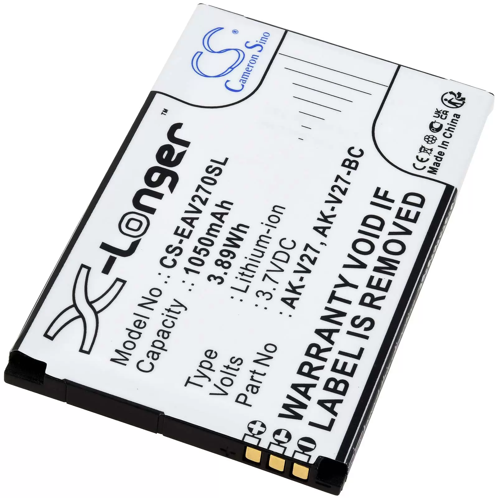Akku passend für Seniorenhandy Emporia Simplicity, V27, Typ AK-V27 Akku passend für Seniorenhandy Emporia Simplicity, V27, Typ AK-V27