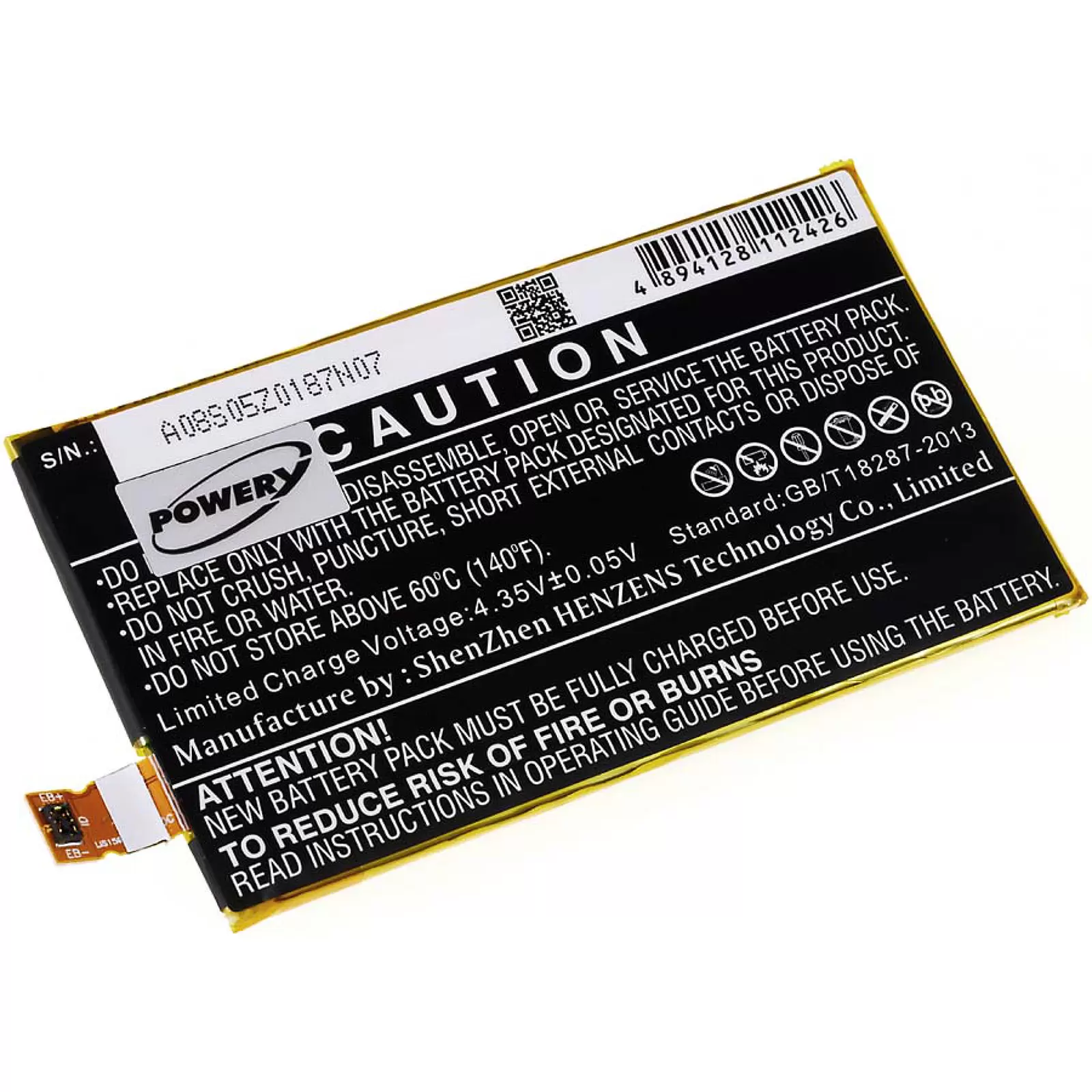 Akku für Sony Ericsson Xperia Z5c / Typ LIS1594ERPC Akku für Sony Ericsson Xperia Z5c / Typ LIS1594ERPC