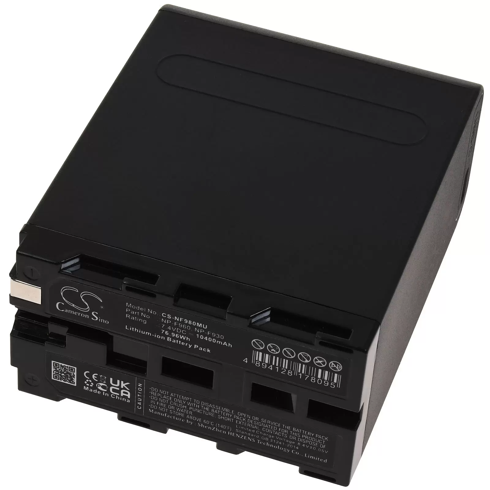 Akku für Sony Typ NP-F950/NP-F960/ NP-F970 10400mAh