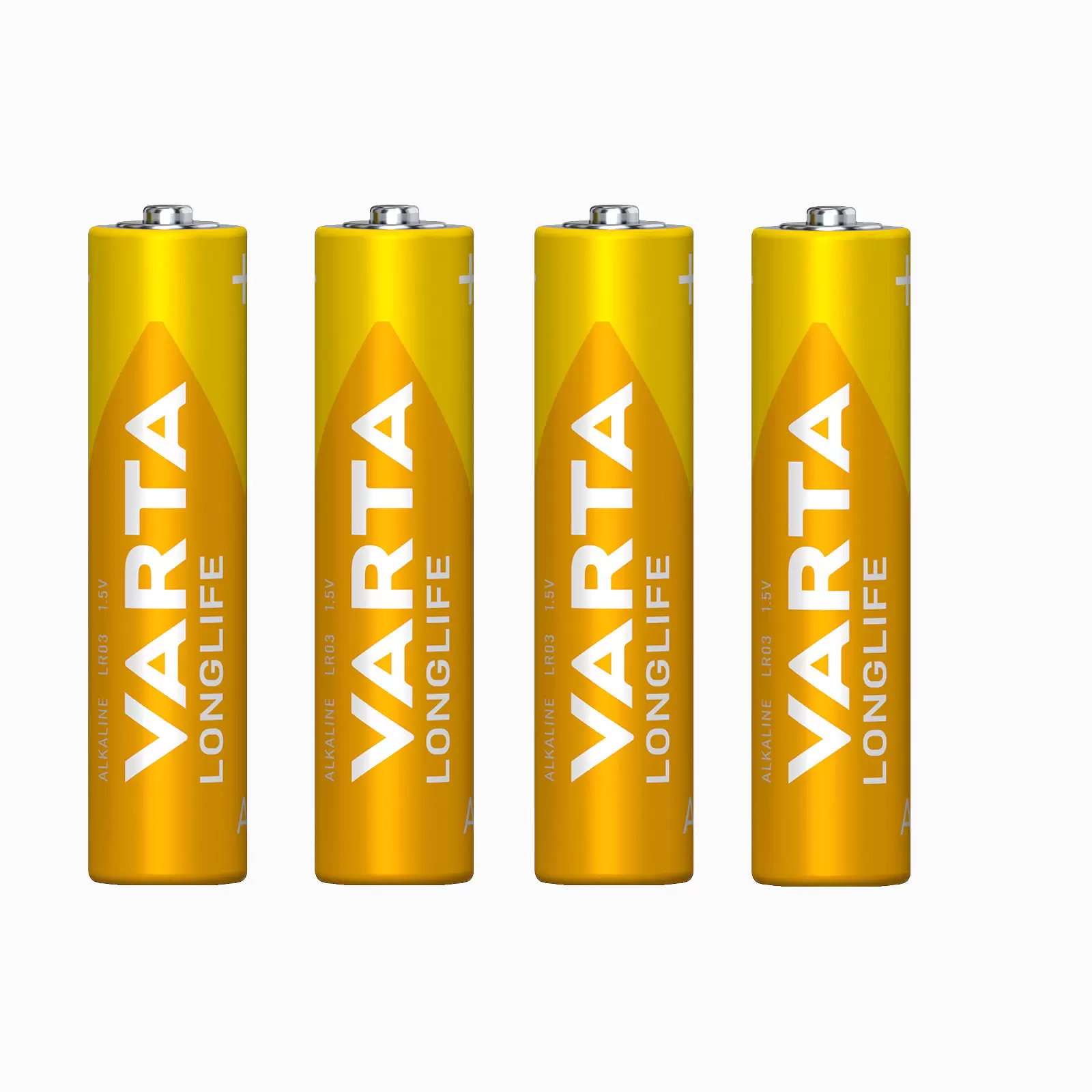 Varta Batterien AAA LR03 Alkaline Micro Longlife 1,5V 4er Blister