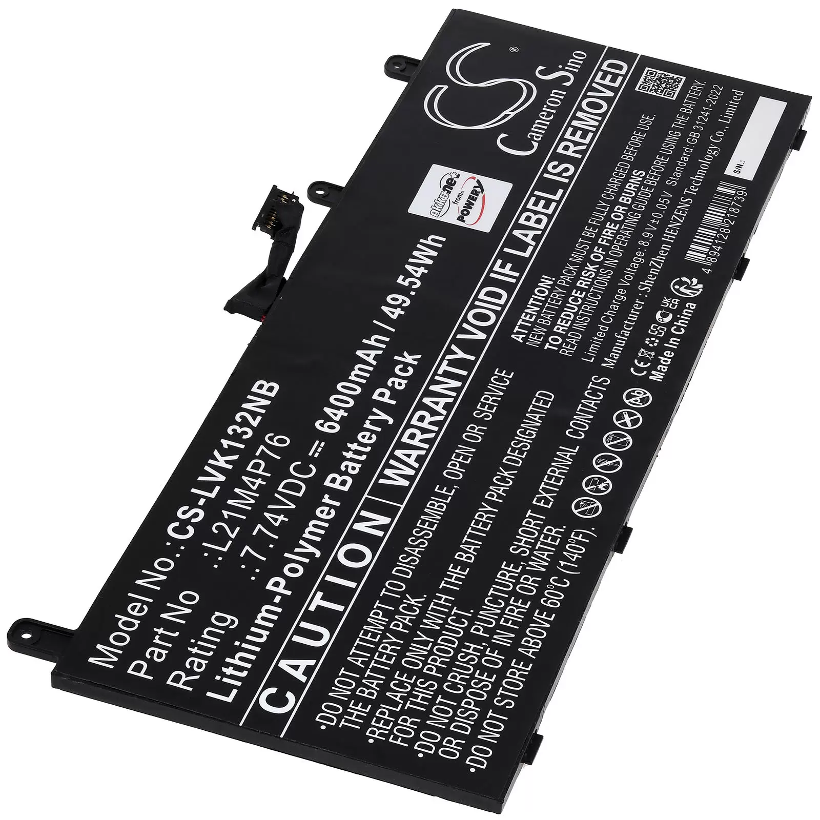 Akku passend für Laptop Lenovo ThinkPad X13S Gen 1 Typ L21C4P76