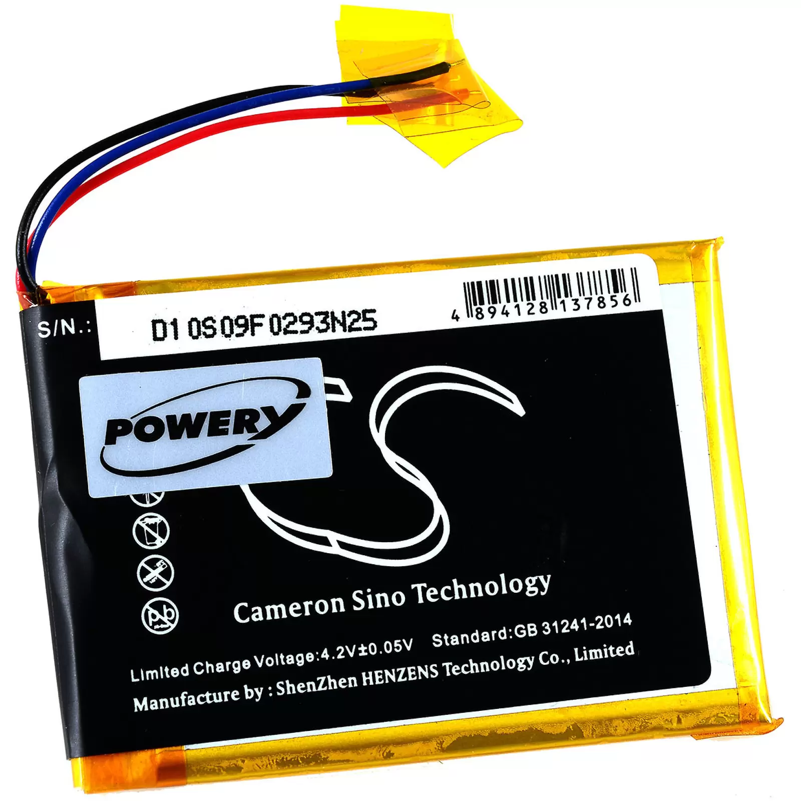 Akku für Lautsprecher JBL Clip 2 / CLIP2BLKAM / Typ GSP383555 Akku für Lautsprecher JBL Clip 2 / CLIP2BLKAM / Typ GSP383555