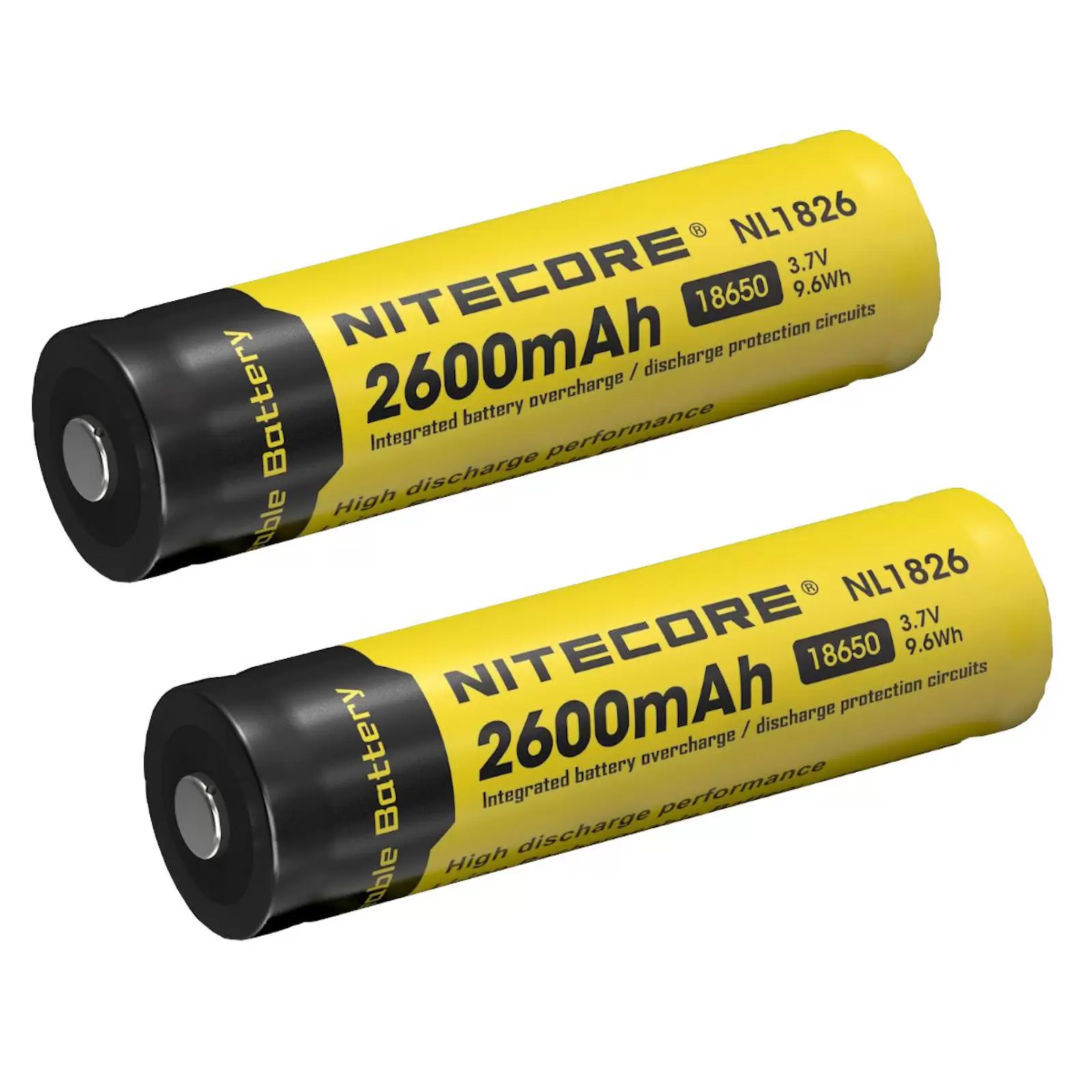 2x Nitecore Li-Ion Spezial-Akku 18650 2600mAh 2x Nitecore Li-Ion Spezial-Akku 18650 2600mAh