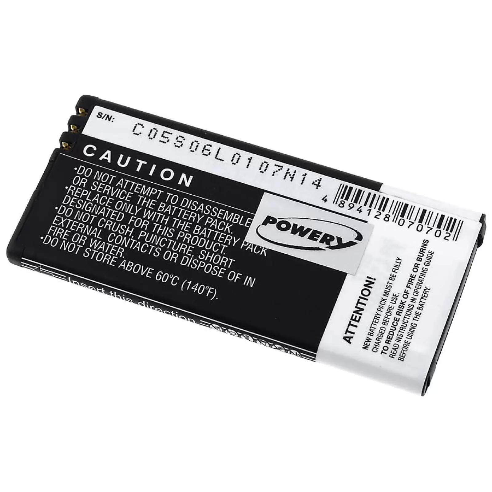 Akku für Nokia Lumia 820 / Typ BP-5T 1650mAh