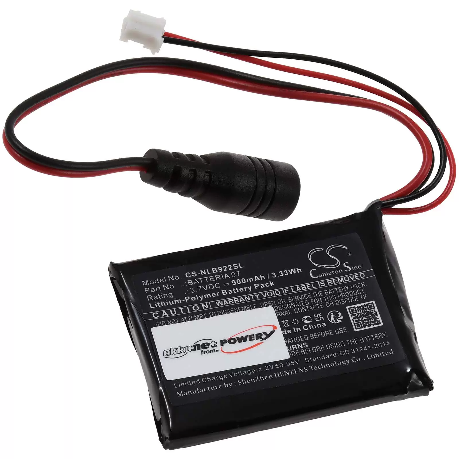 Akku passend für Motorrad-Headset Nolan N-COM B902 L N-COM B902 R Typ BATTERIA 07 Akku passend für Motorrad-Headset Nolan N-COM B902 L N-COM B902 R Typ BATTERIA 07