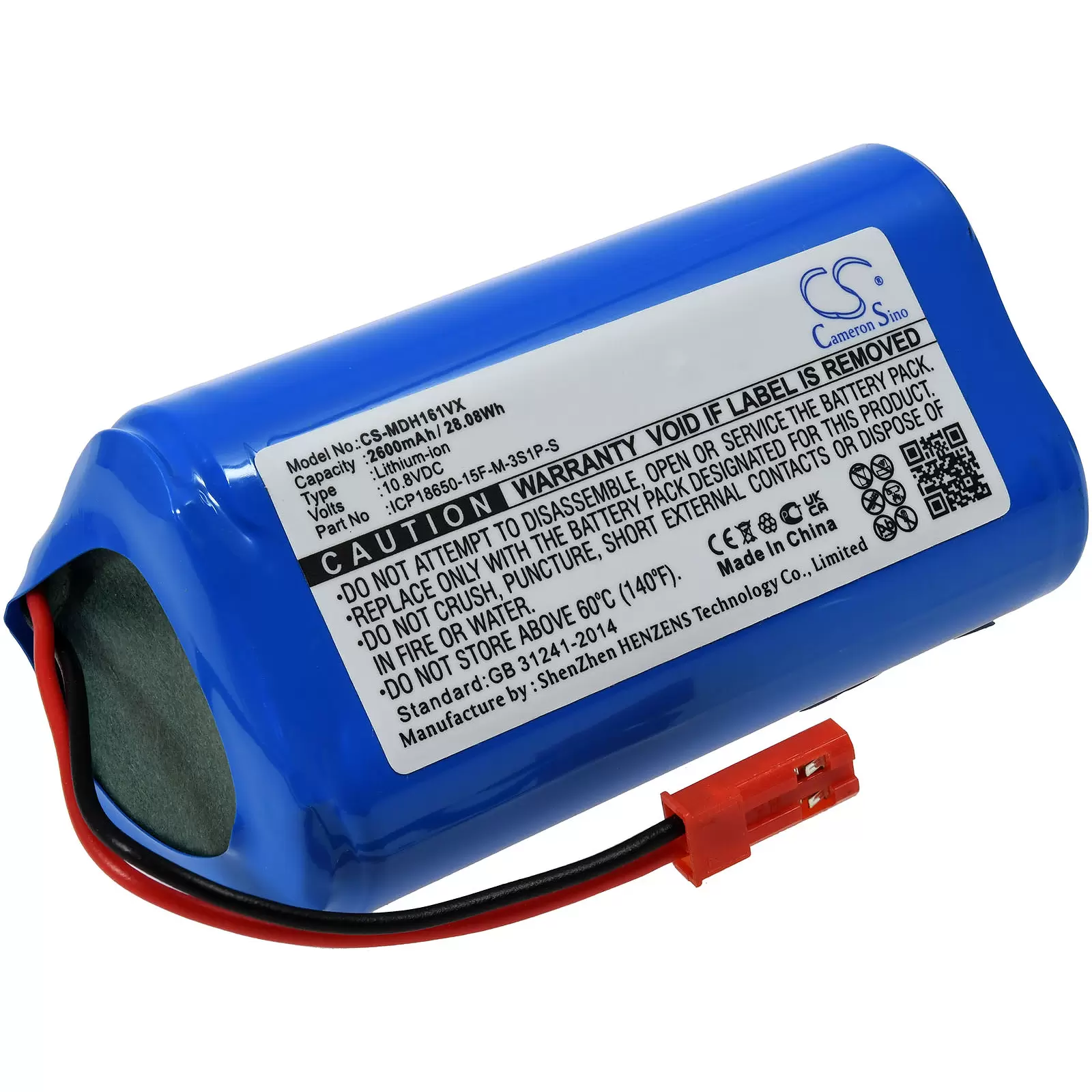 Akku passend für Saugroboter Medion MD16192, Evolution SR2000, Typ ICP186500-15F-M-3S1P-S Akku passend für Saugroboter Medion MD16192, Evolution SR2000, Typ ICP186500-15F-M-3S1P-S