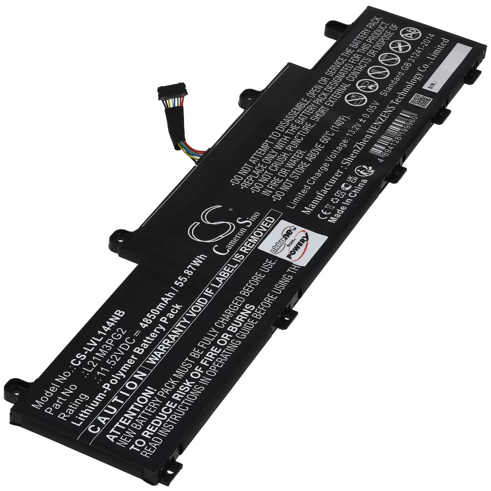 Akku passend für Laptop Lenovo ThinkPad L14 Gen 3 ThinkPad L15 Gen 3 Typ L21L3PG1
