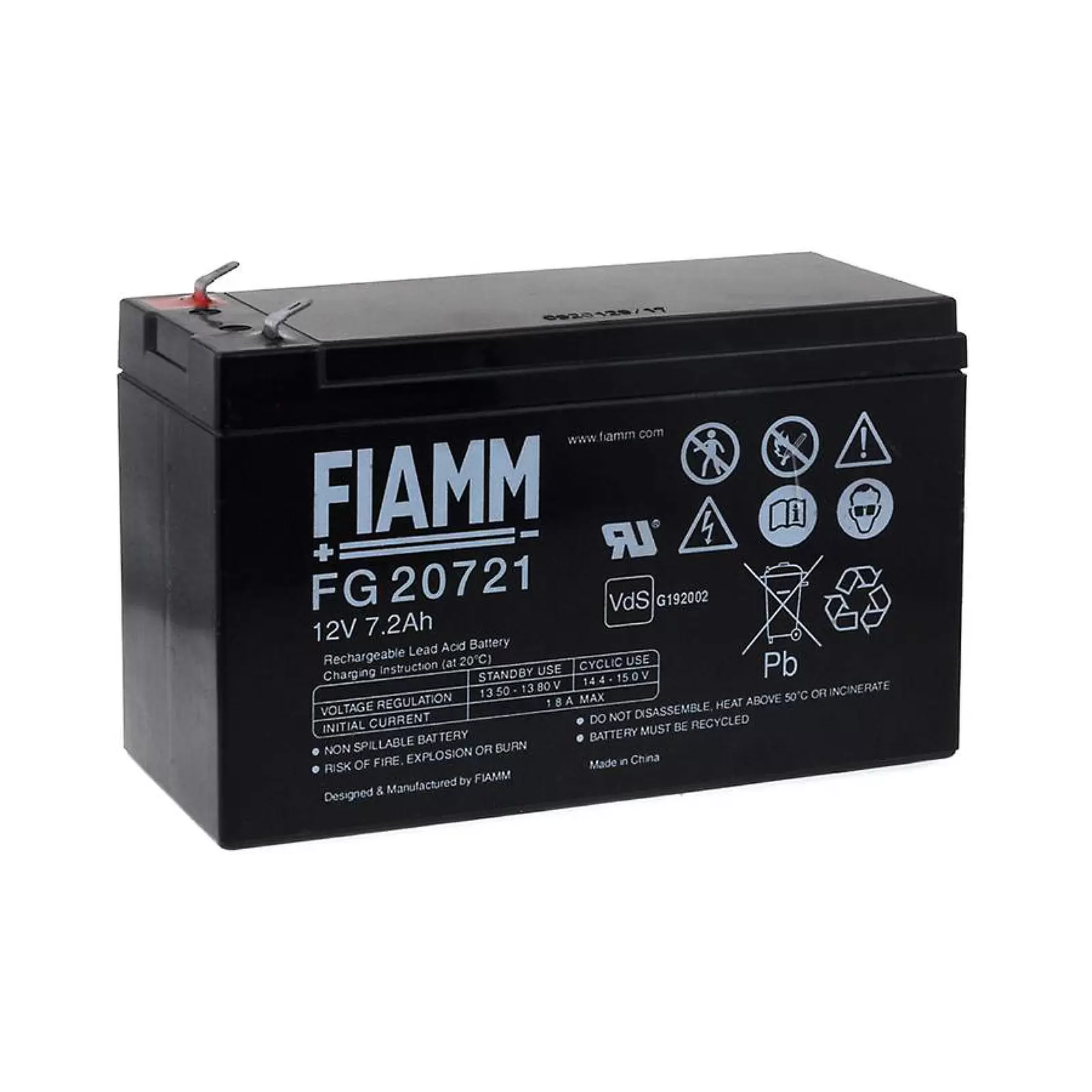 FIAMM Bleiakku FG20721 Vds FIAMM Bleiakku FG20721 Vds