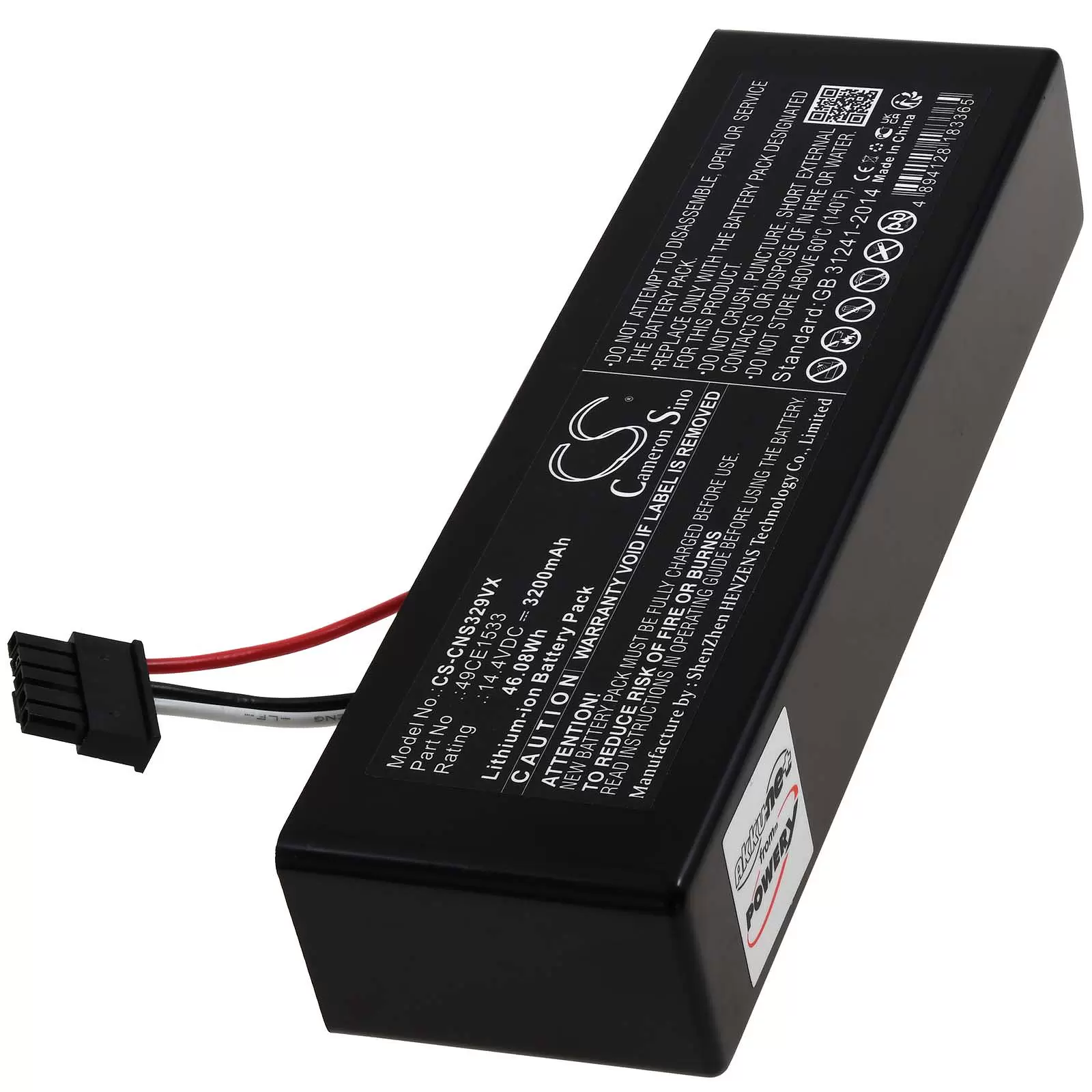 Akku passend für Saugroboter Cecotec CONGA 3290 3390 3490 Typ 49CE1533 Akku passend für Saugroboter Cecotec CONGA 3290 3390 3490 Typ 49CE1533