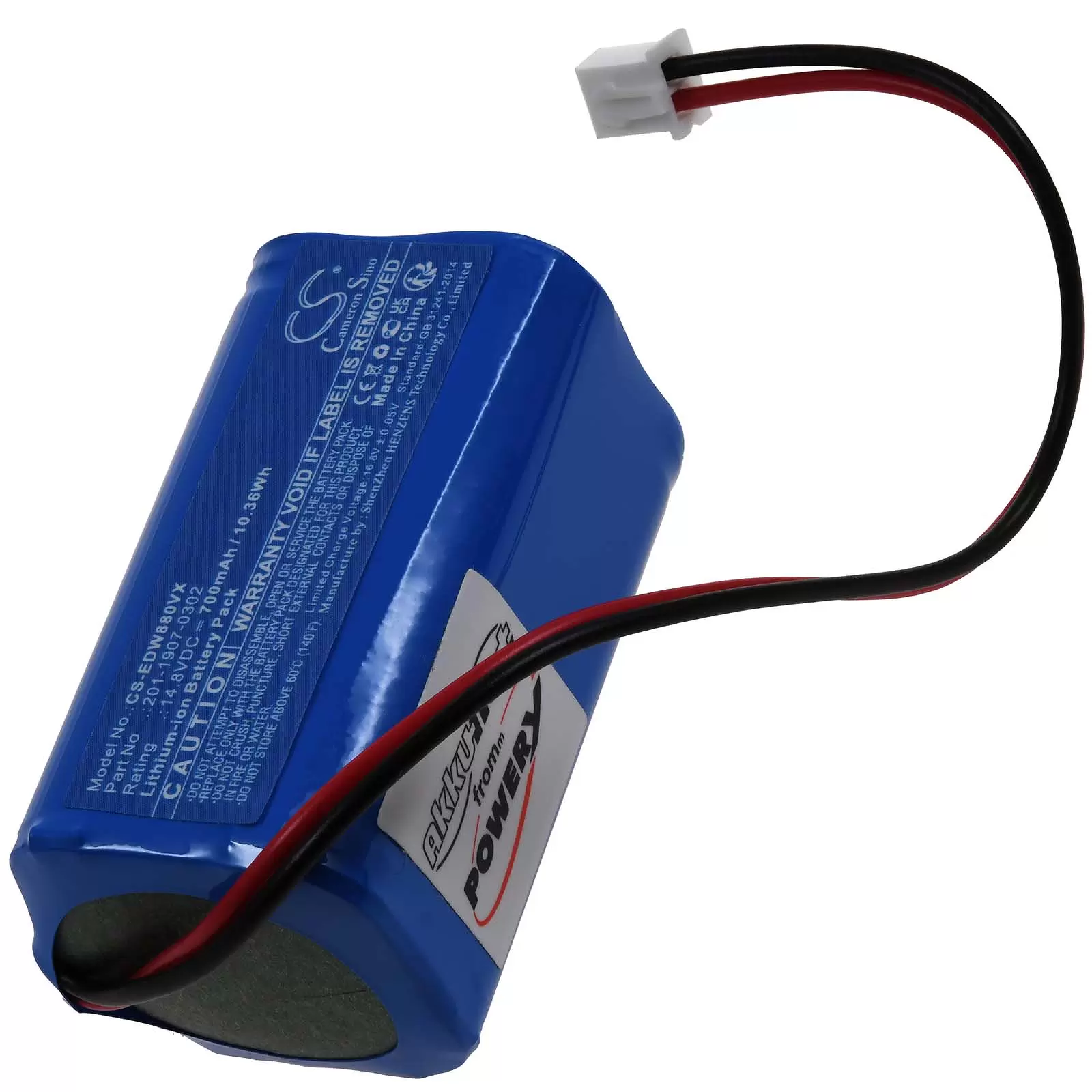 Akku passend für Saugroboter Ecovacs Winbot 880, W880, Typ S04-L148-650 Akku passend für Saugroboter Ecovacs Winbot 880, W880, Typ S04-L148-650