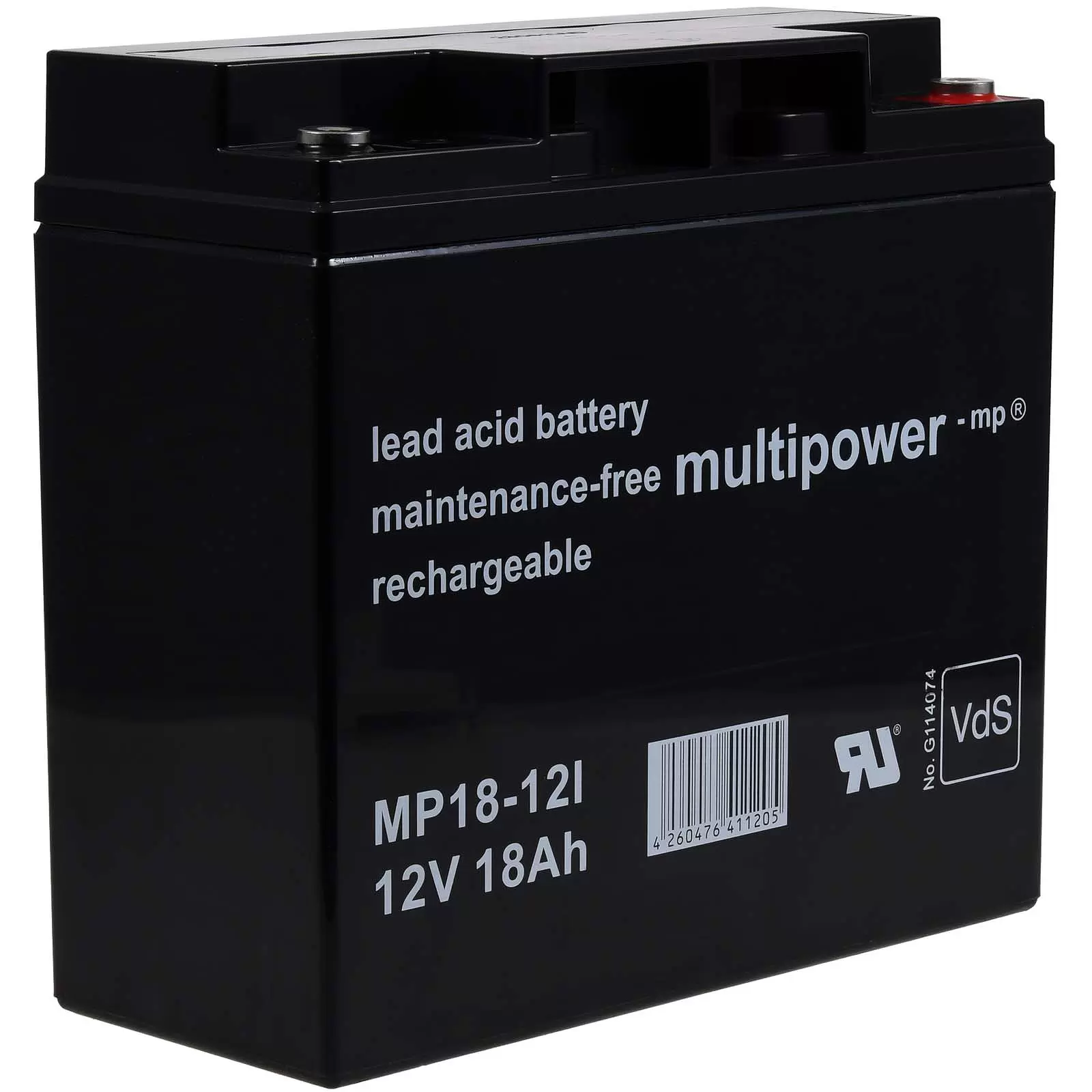 Powery Blei-Gel Akku 12V 18Ah